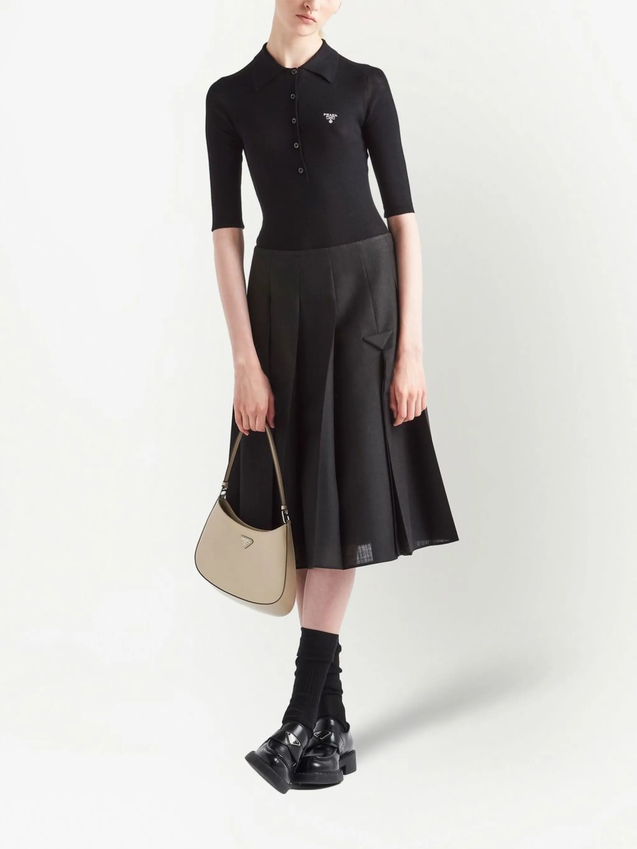 Cleo leather shoulder bag