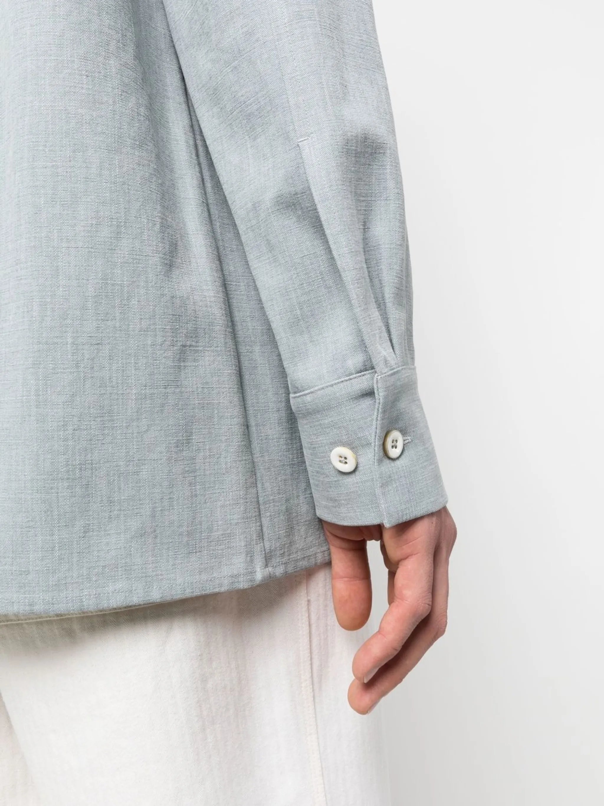 long-sleeve cotton shirt
