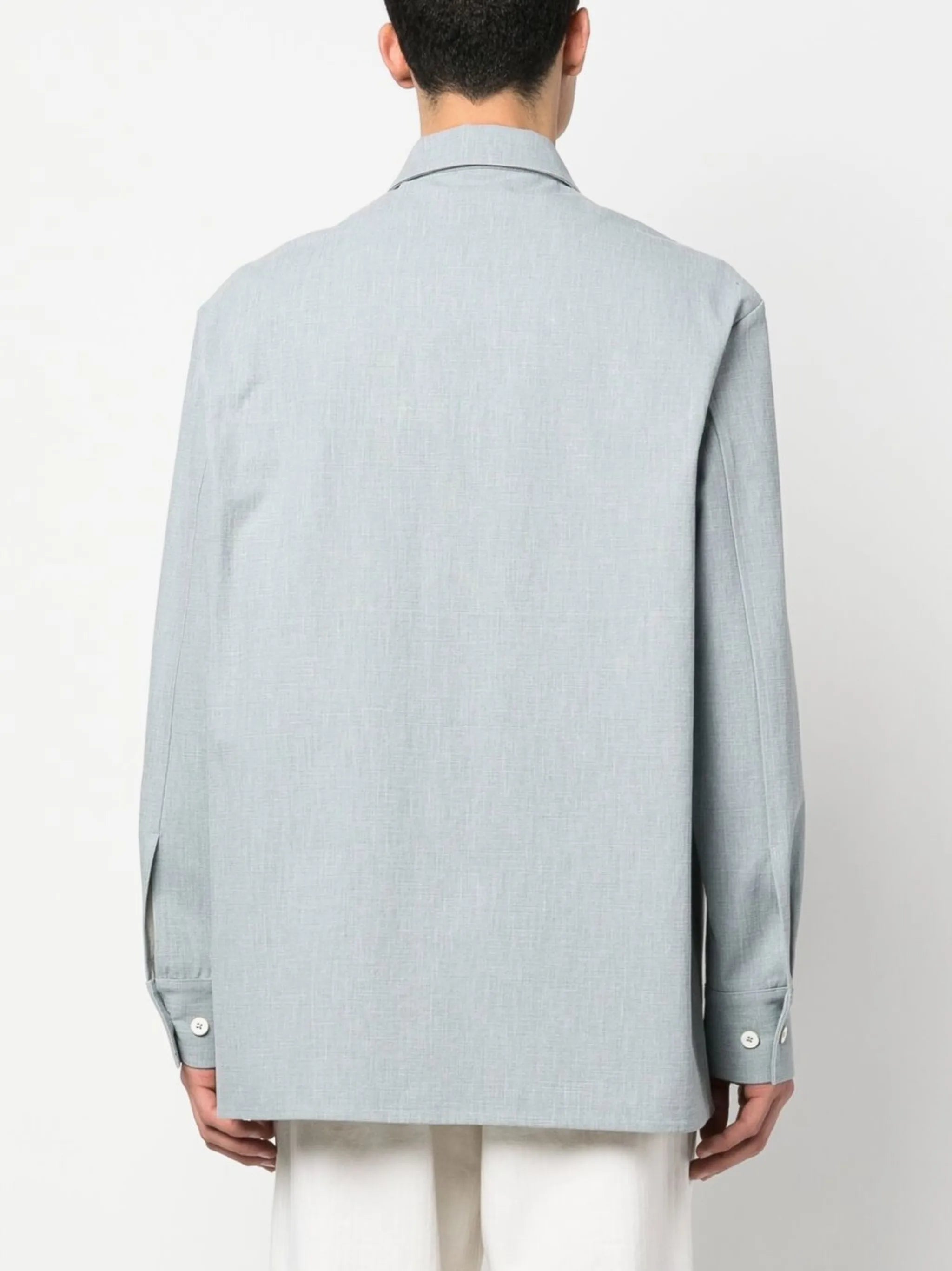 long-sleeve cotton shirt