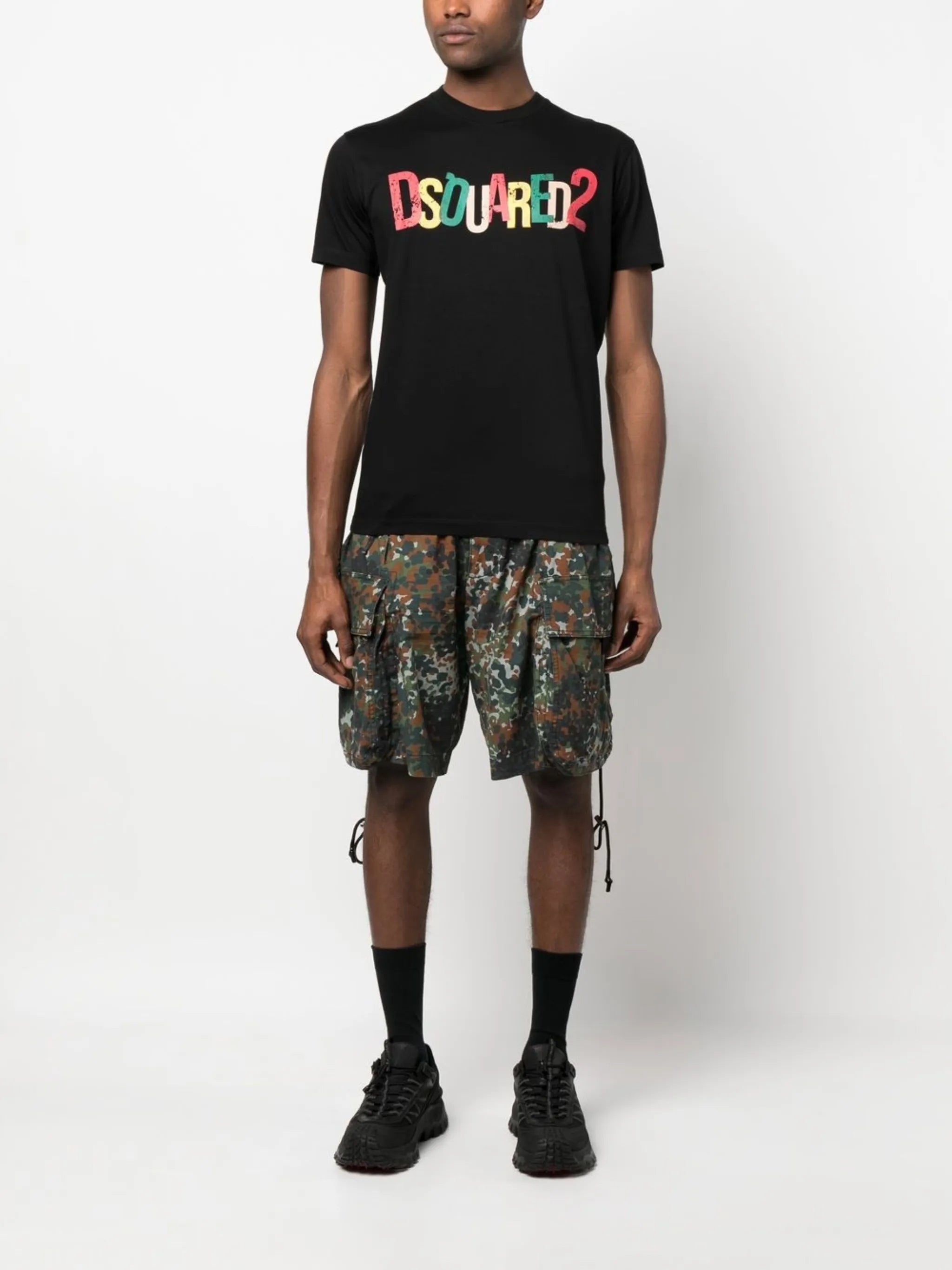 logo-print cotton T-shirt