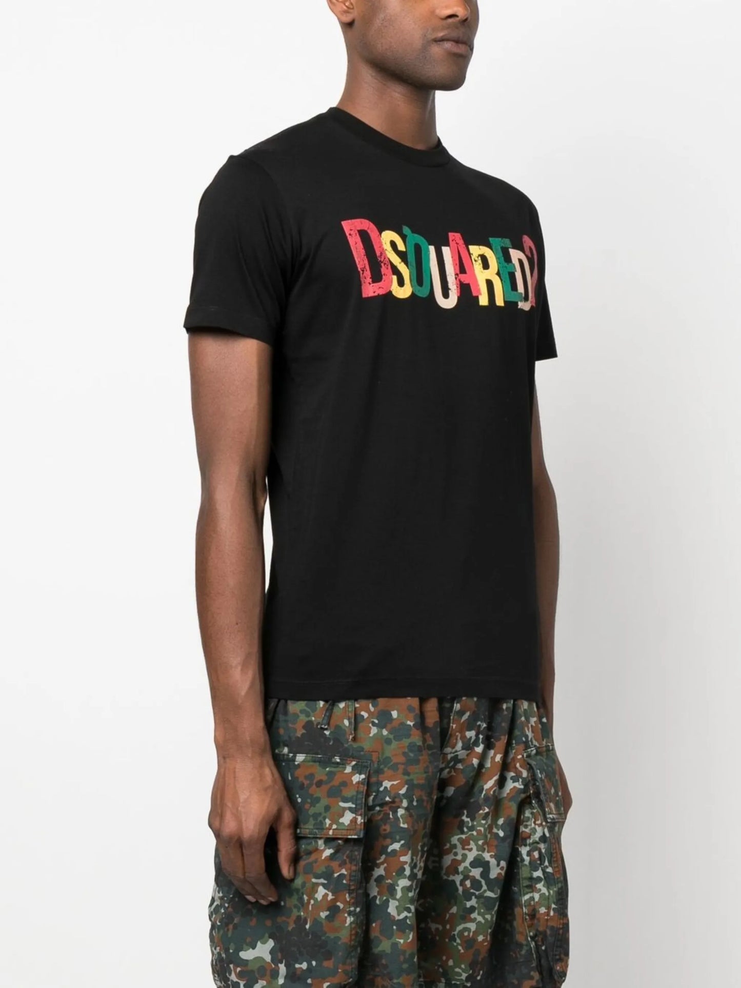 logo-print cotton T-shirt