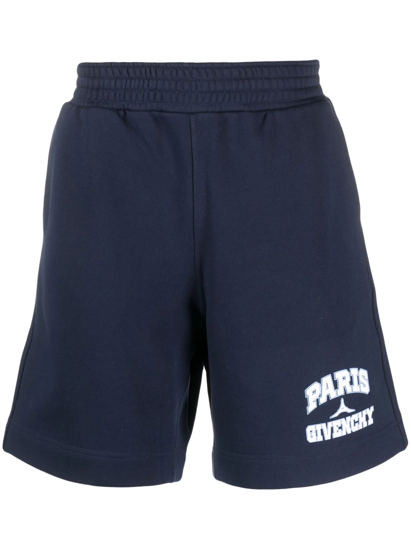 Paris logo-print track shorts