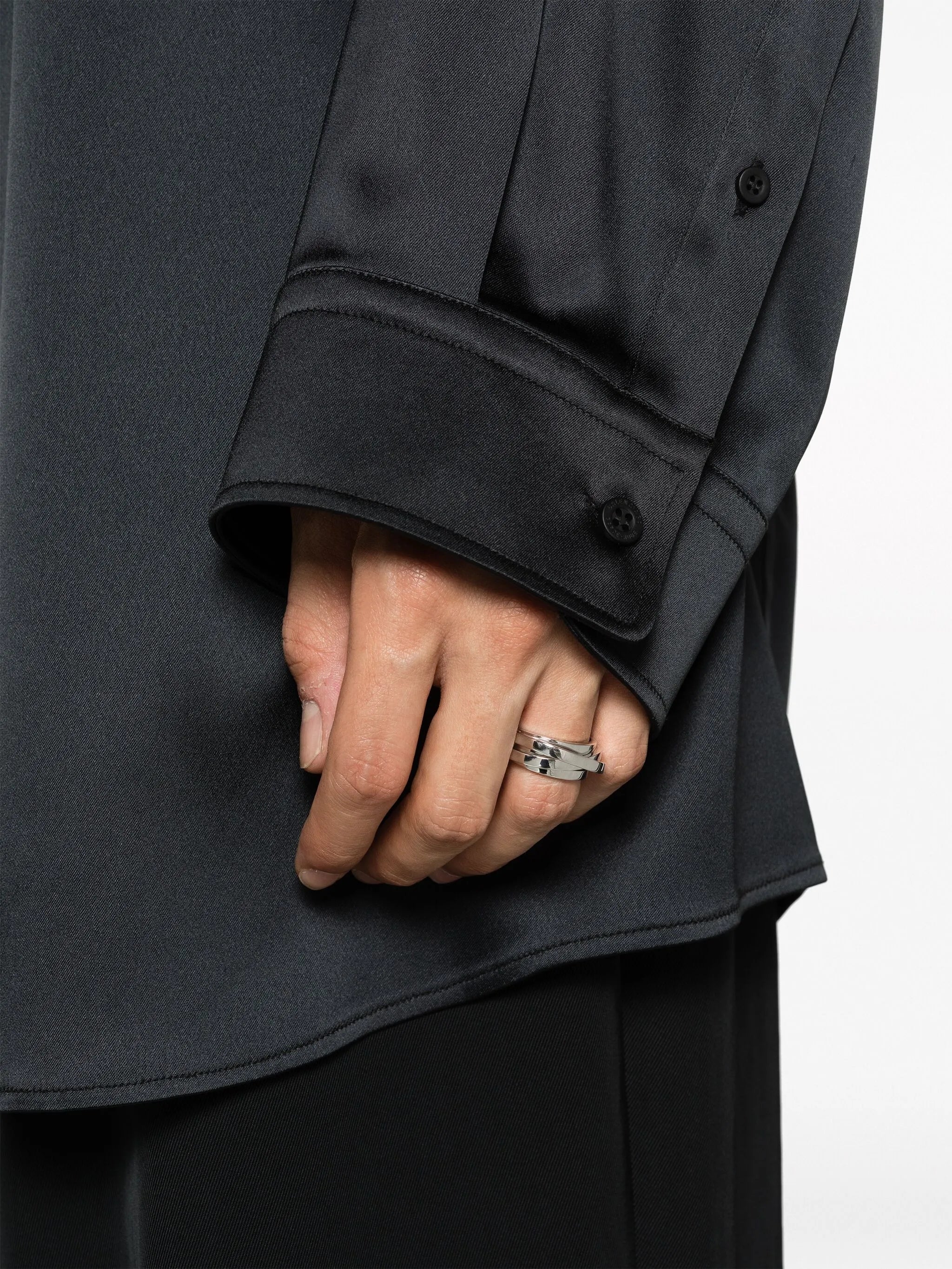 sterling silver Orb Slim ring