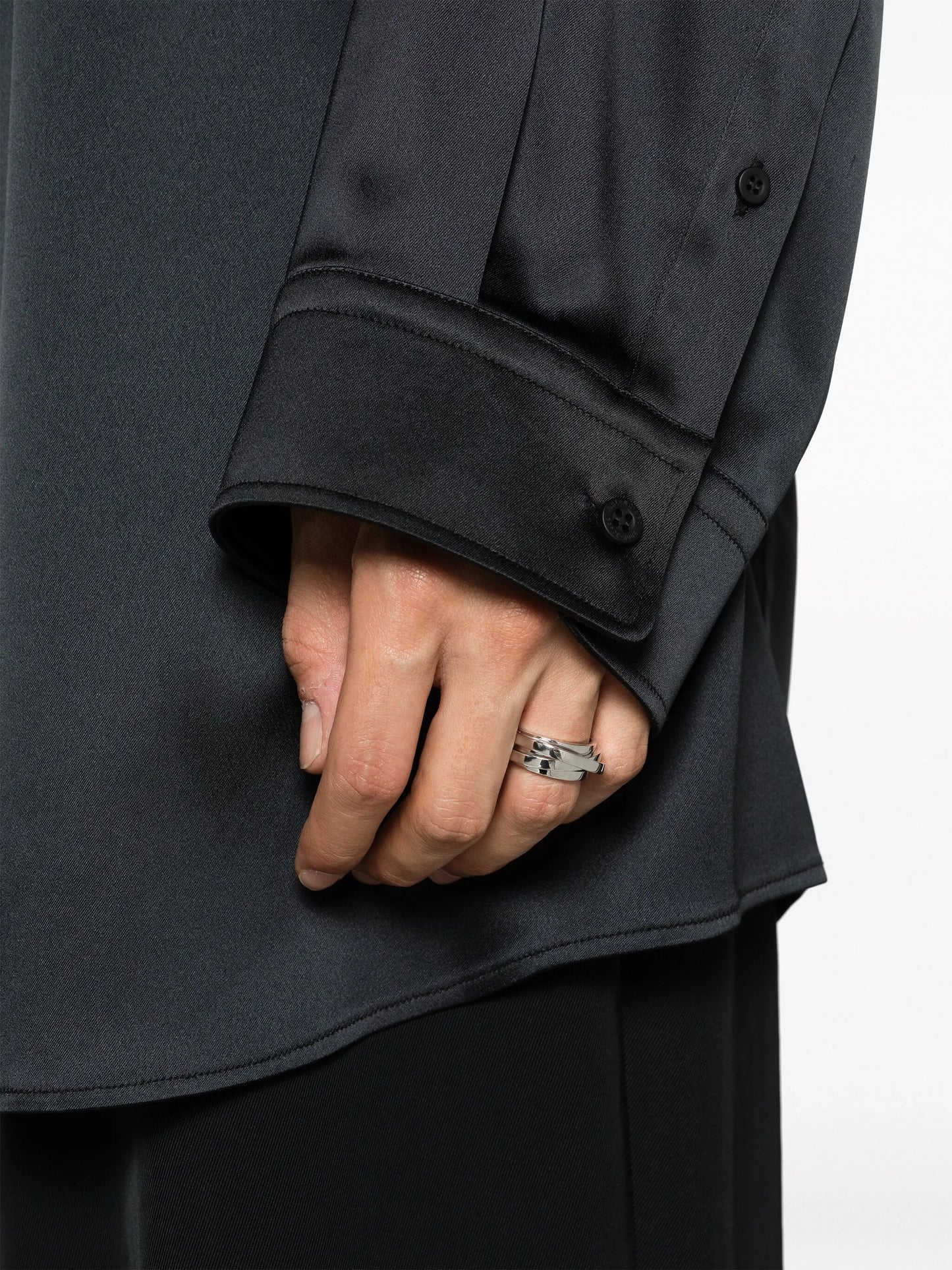 sterling silver Orb Slim ring