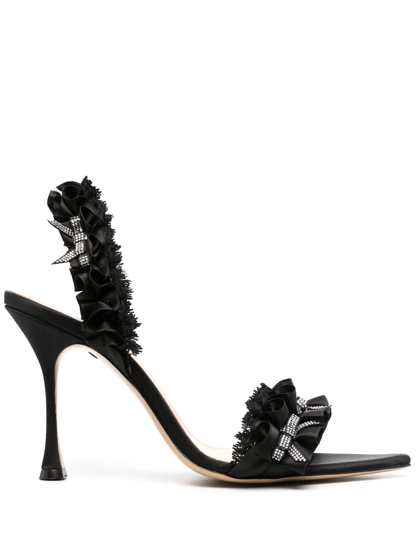 Beauty Of Antoinette 100mm satin sandals