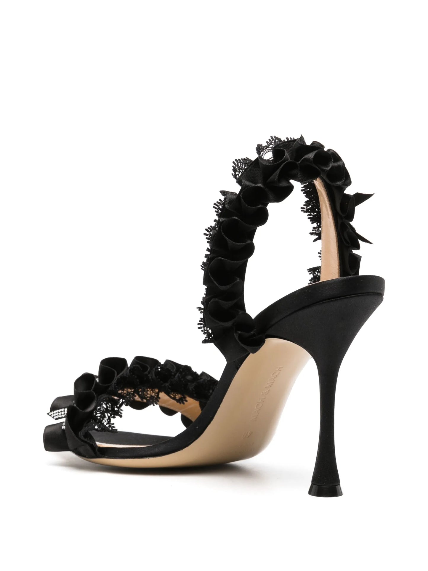 Beauty Of Antoinette 100mm satin sandals