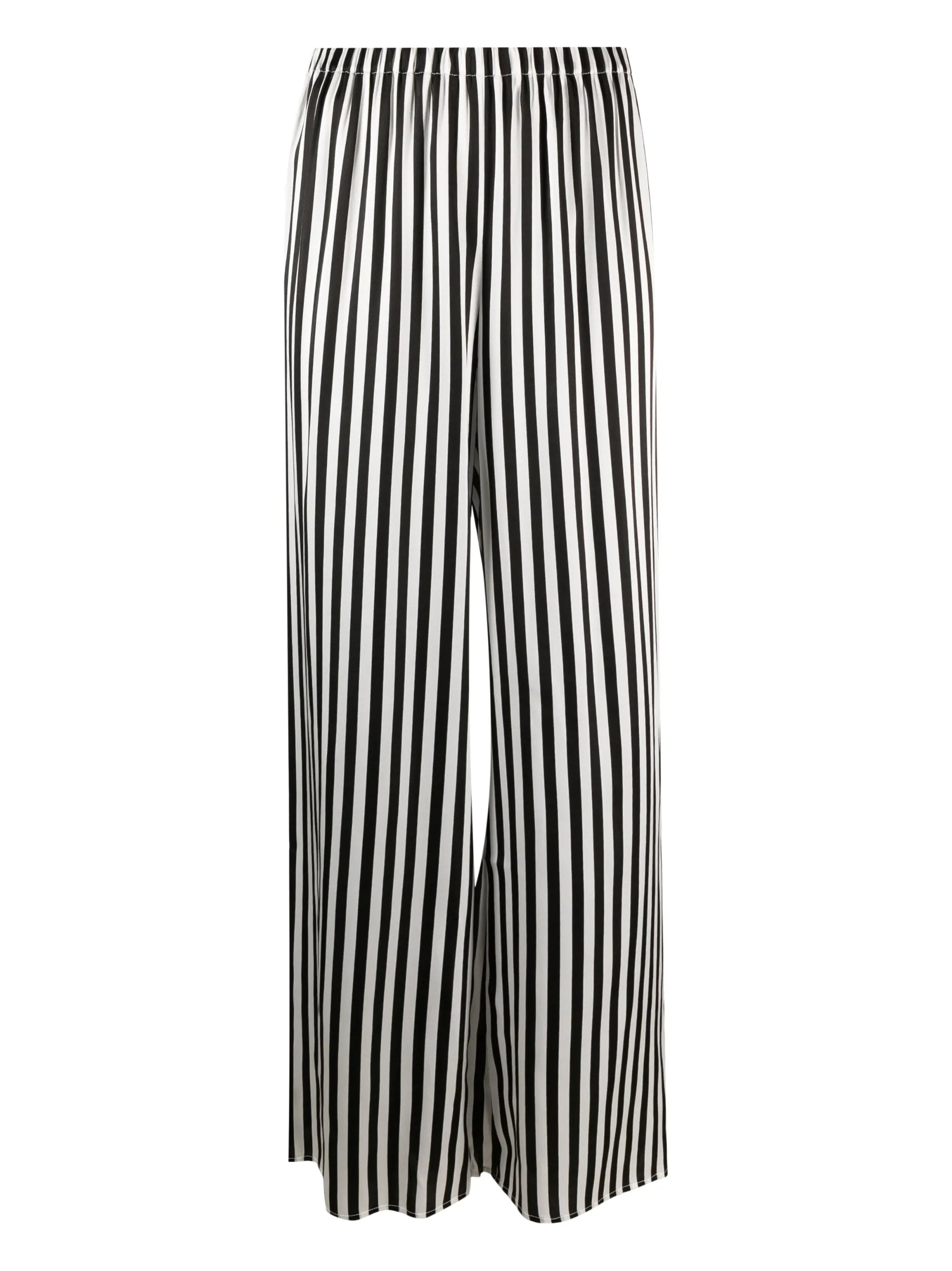 striped silk pajama bottoms