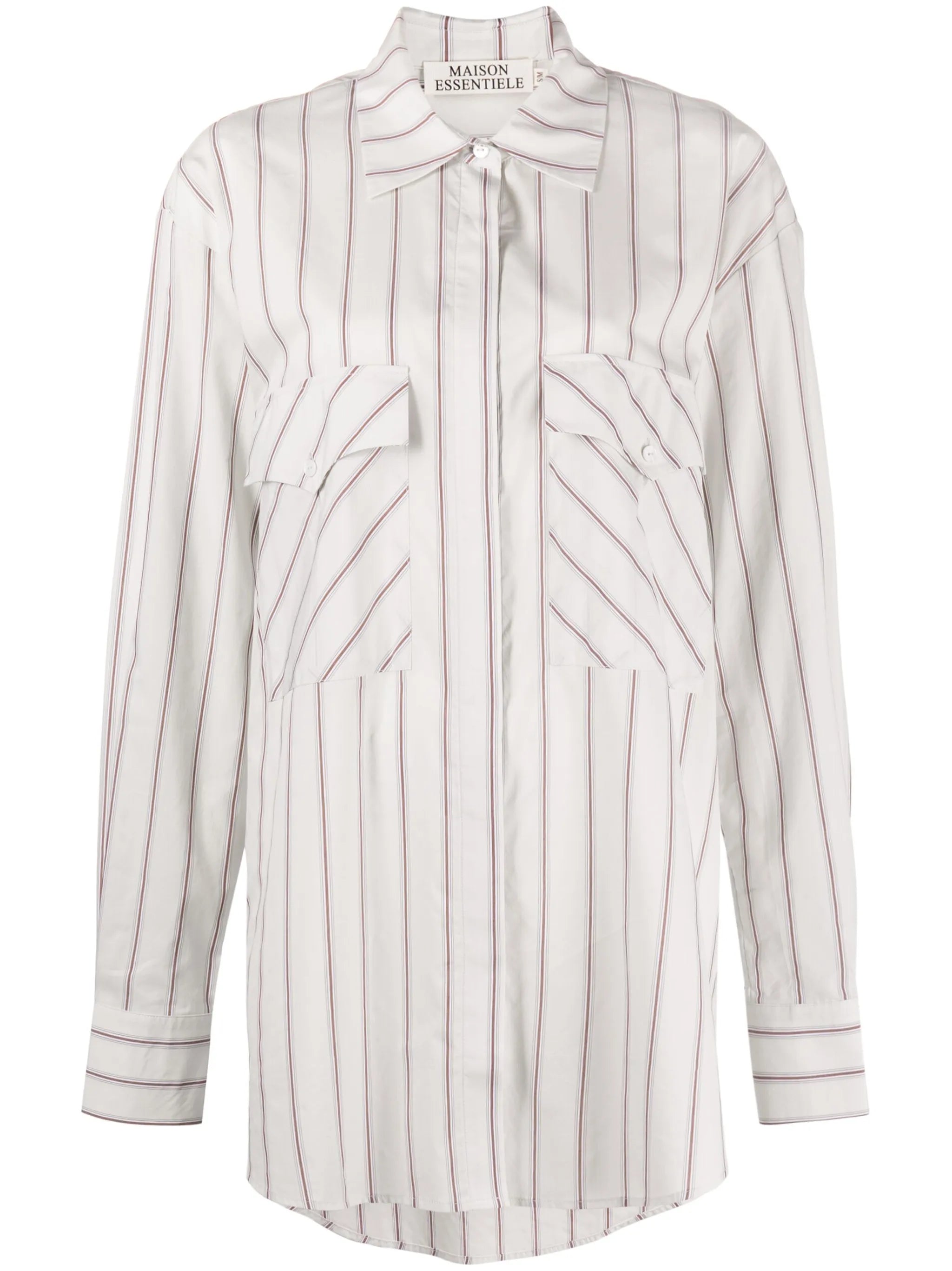 Weekender striped long-sleeve shirt