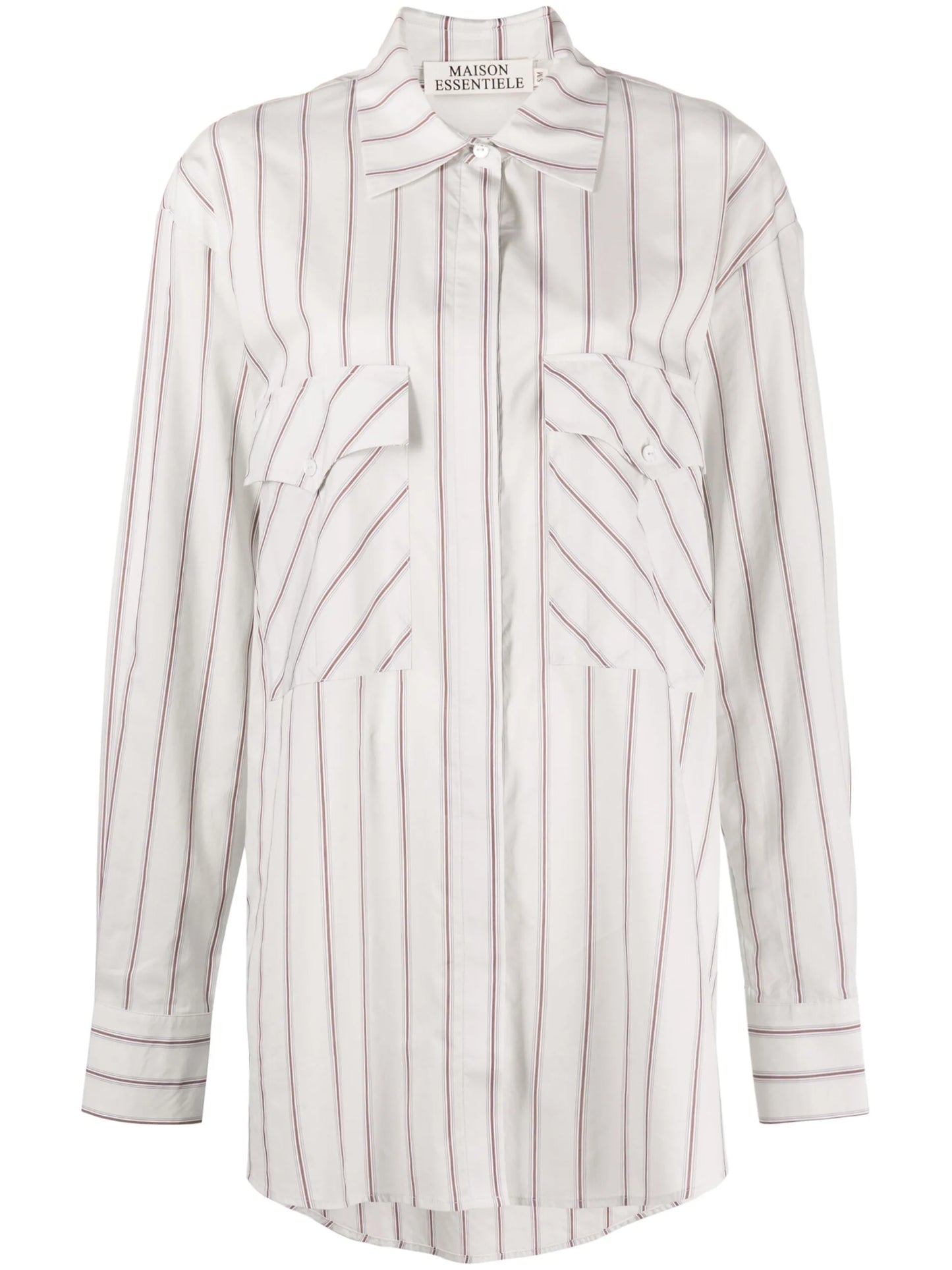 Weekender striped long-sleeve shirt