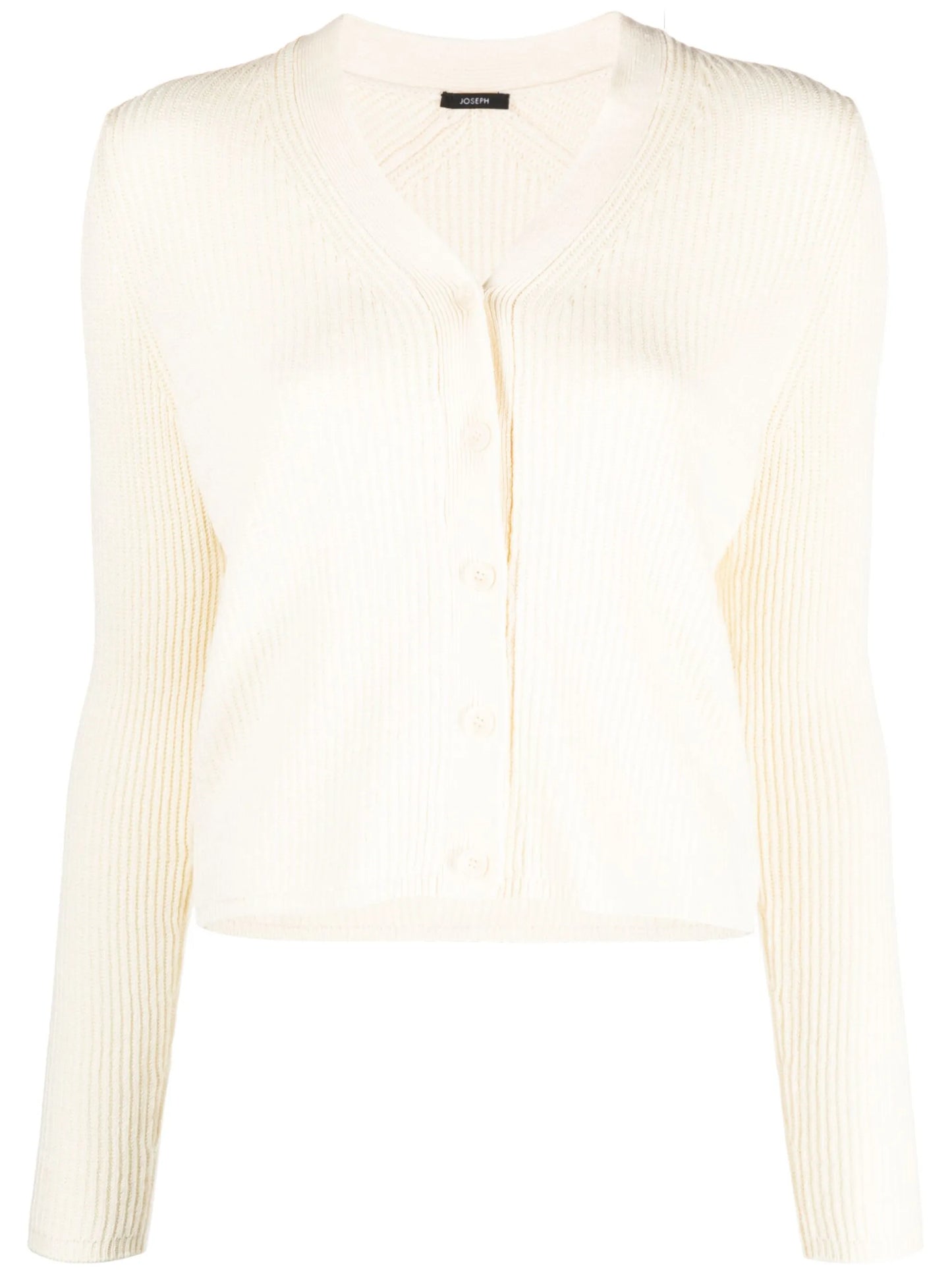 knitted linen blend cardigan