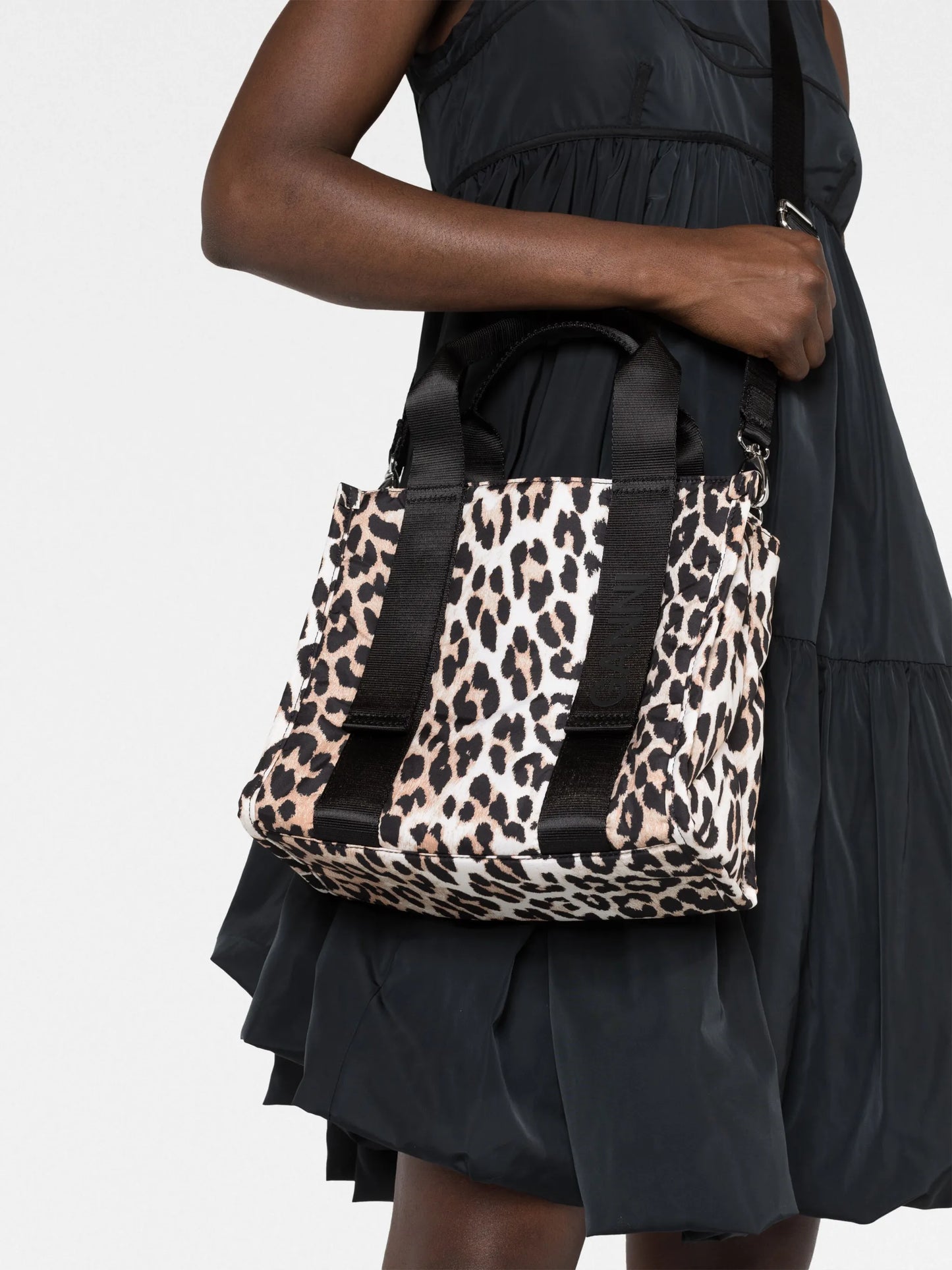 small Leopard Tech tote bag
