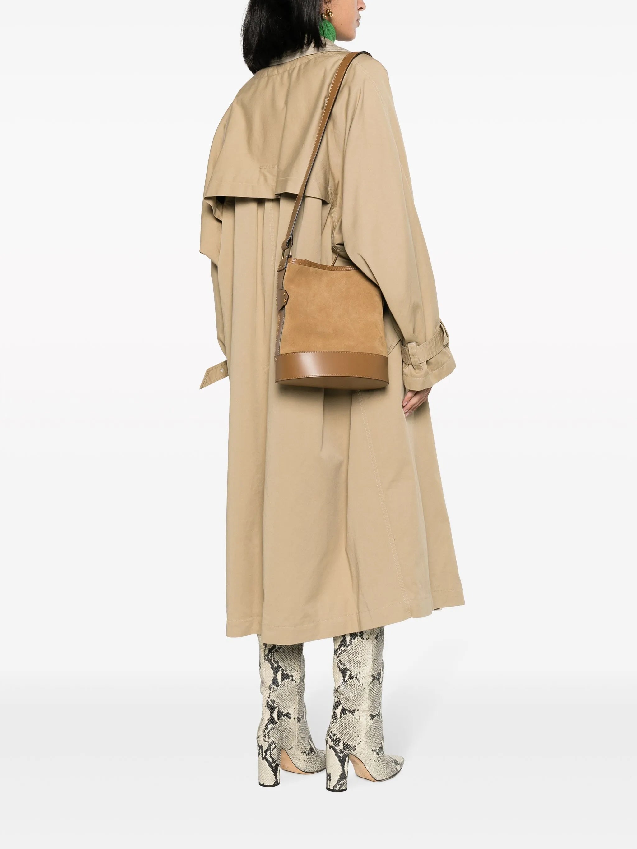 Samara suede shoulder bag