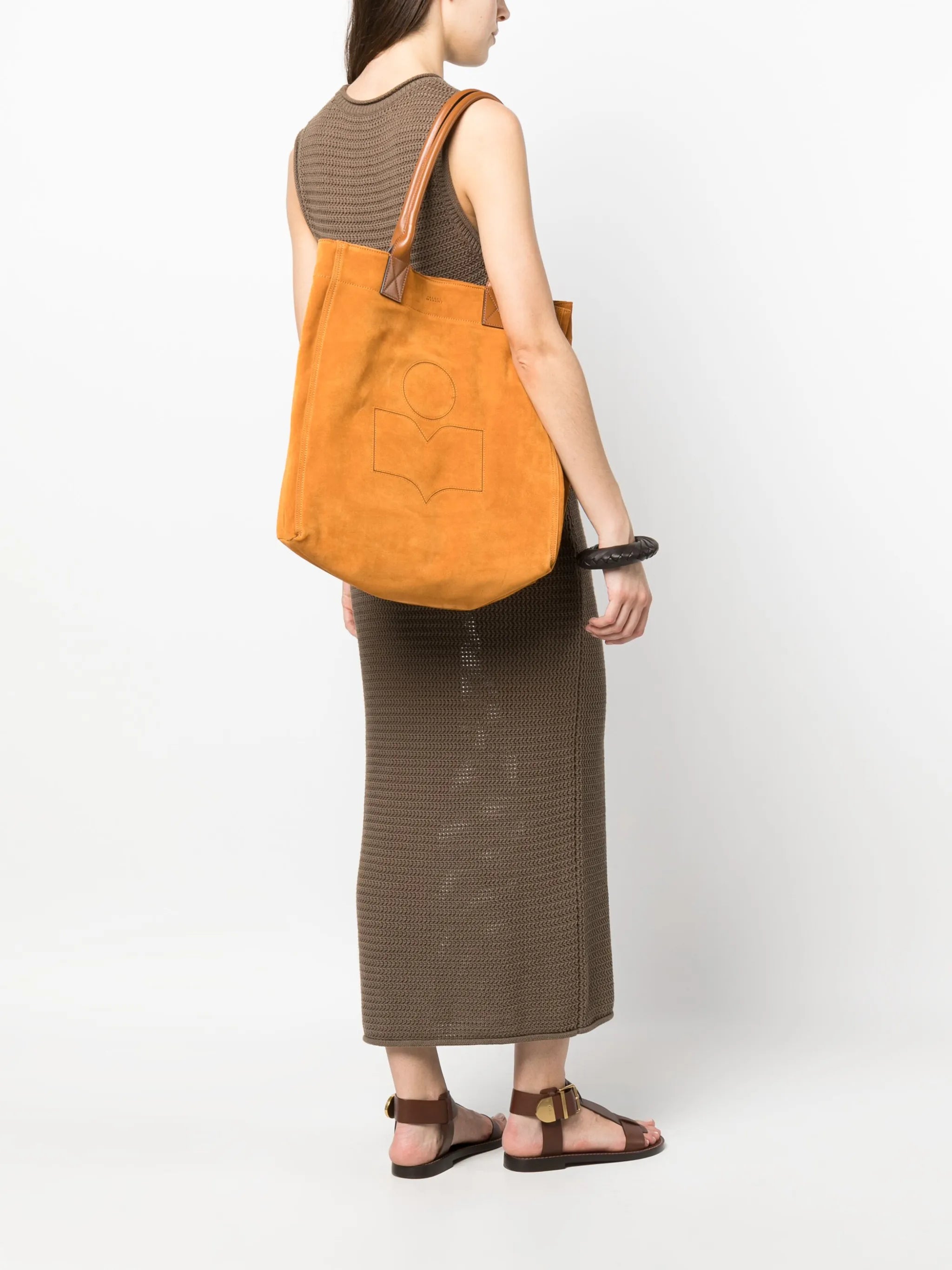 medium Yenky logo-embroidered tote bag