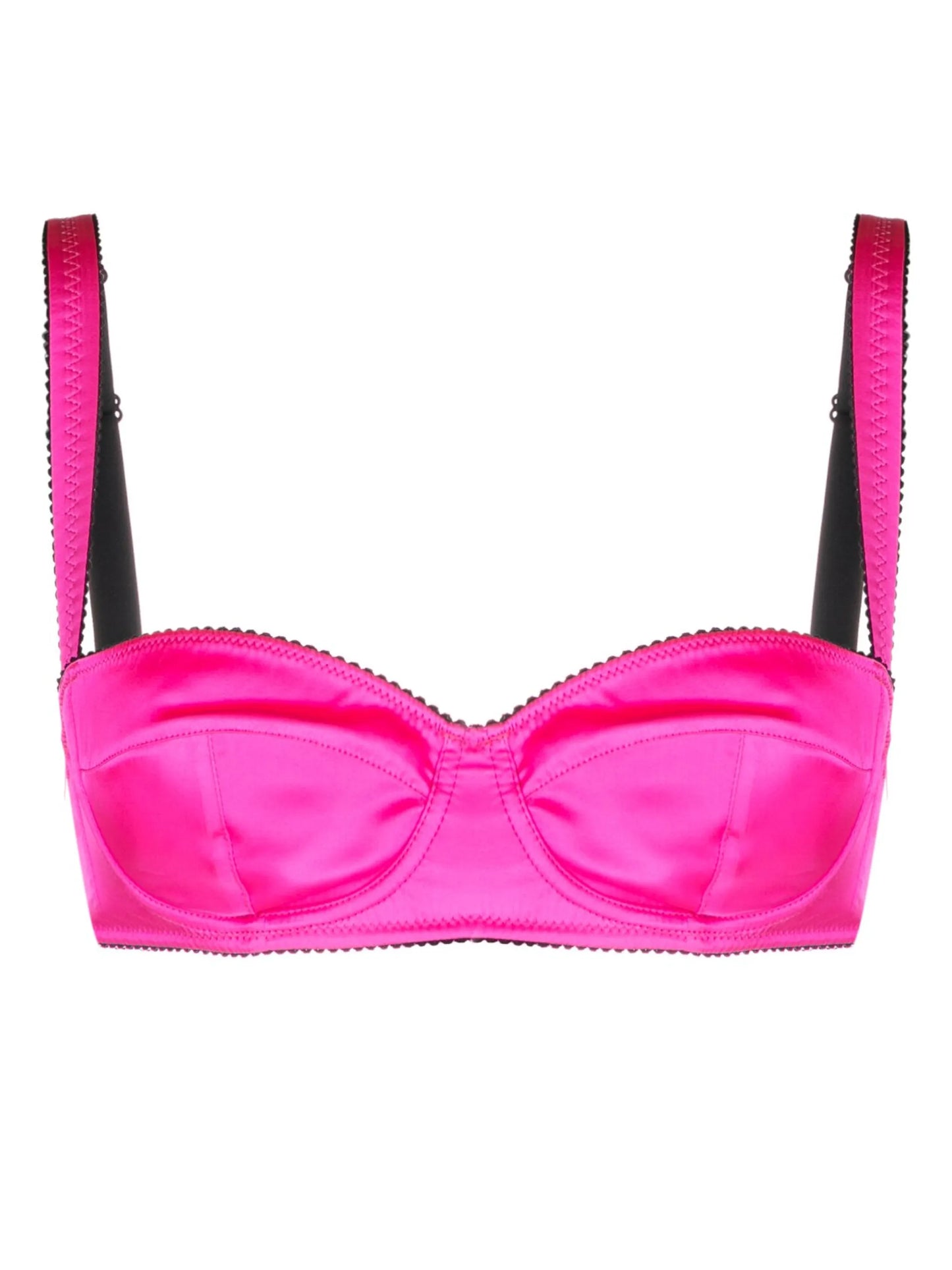 satin balconette bra