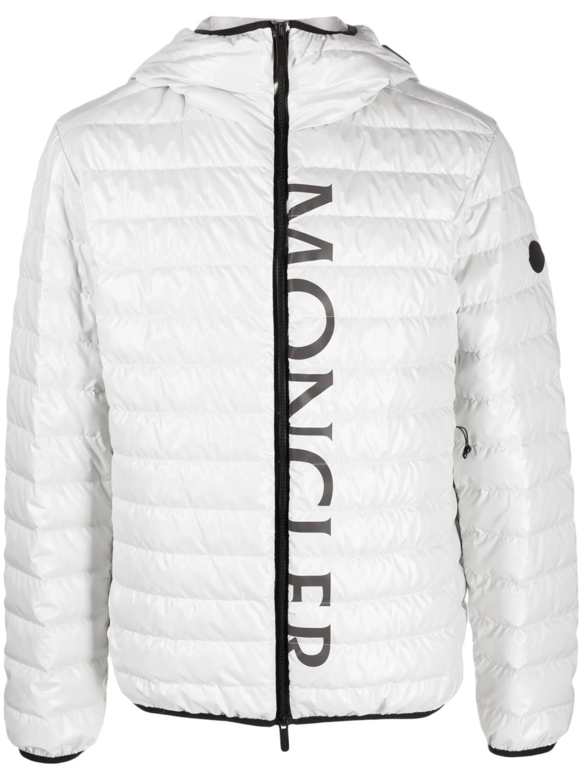 logo-print padded jacket