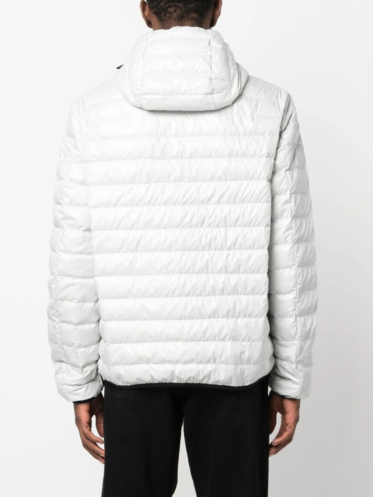 logo-print padded jacket