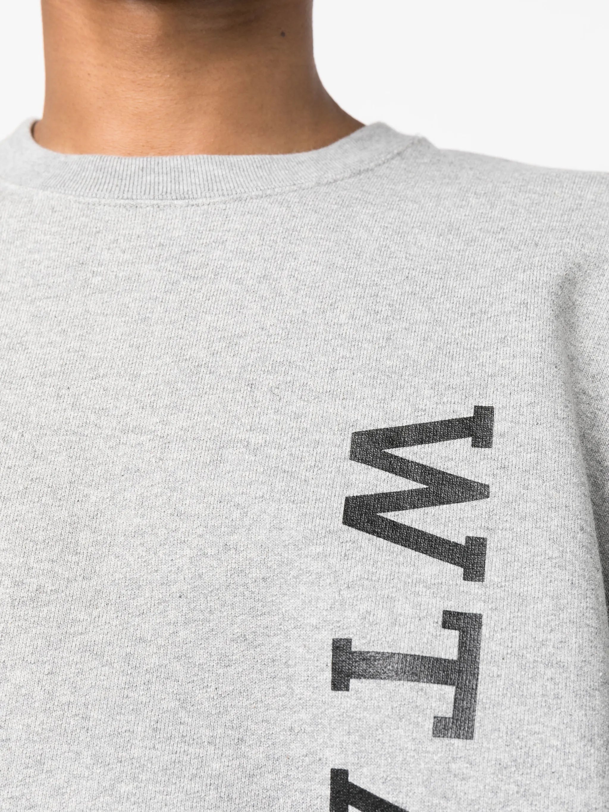 logo-print cotton sweatshirt