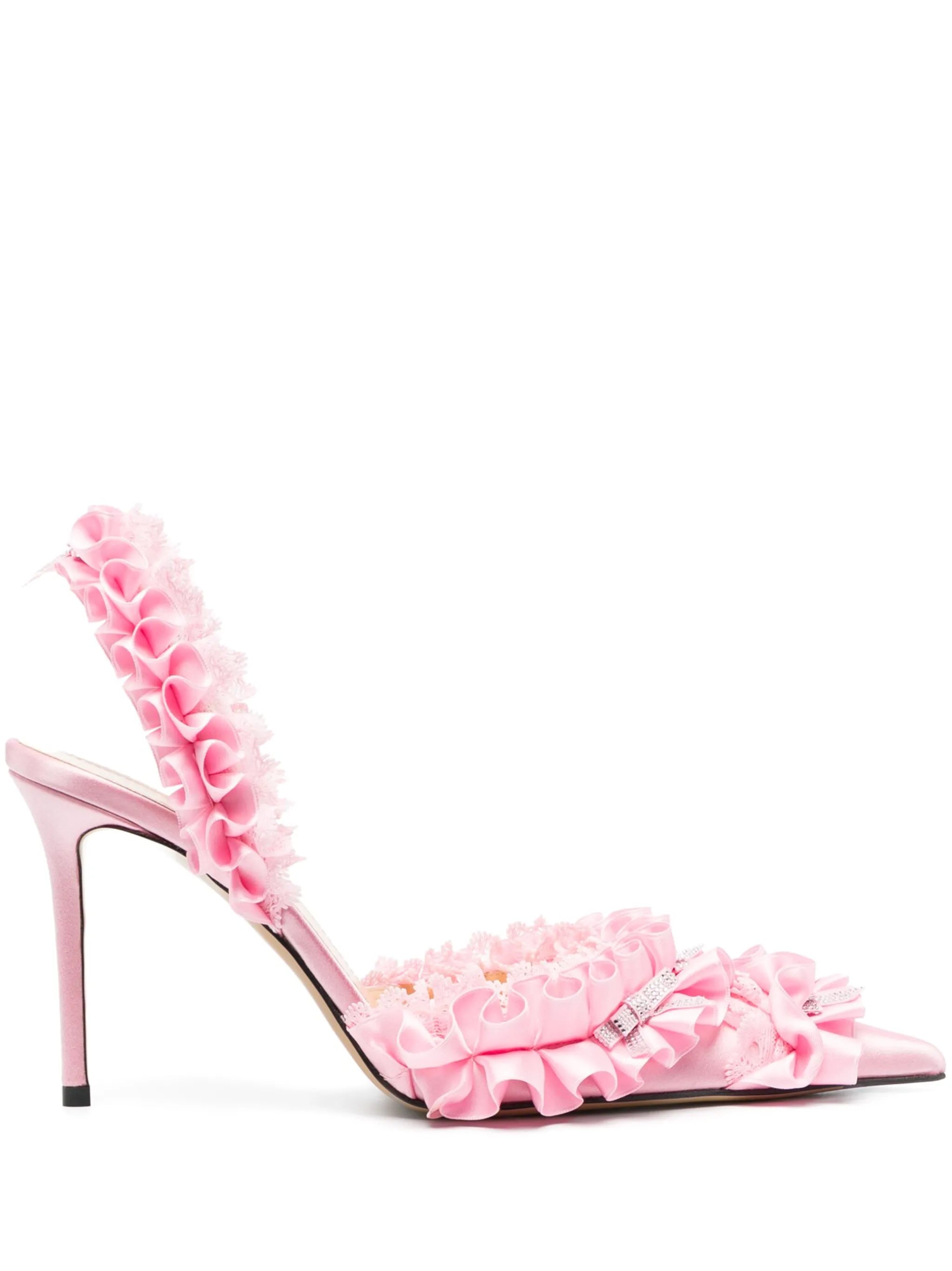 Beauty Of Antoinette 100mm satin pumps