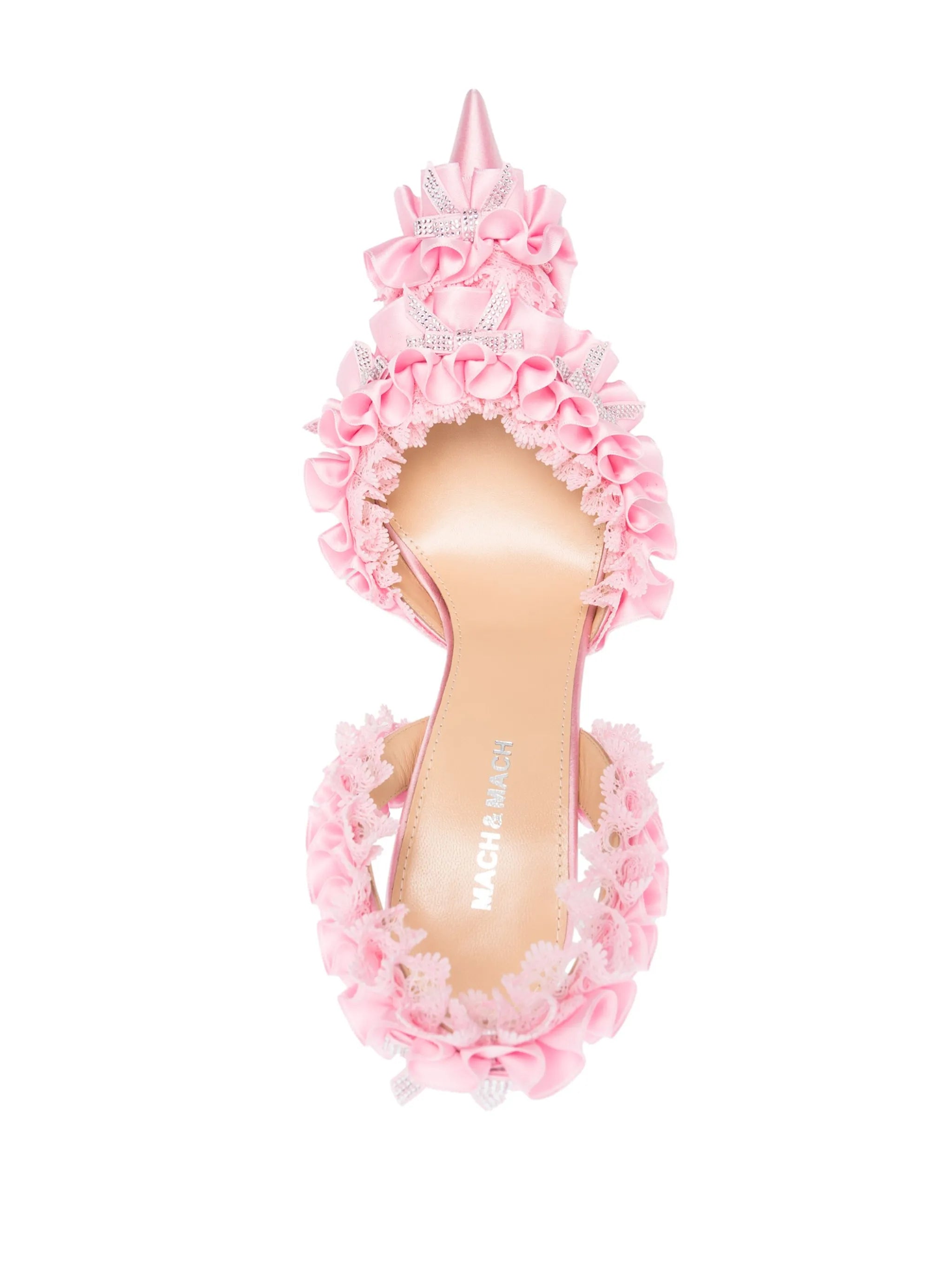 Beauty Of Antoinette 100mm satin pumps