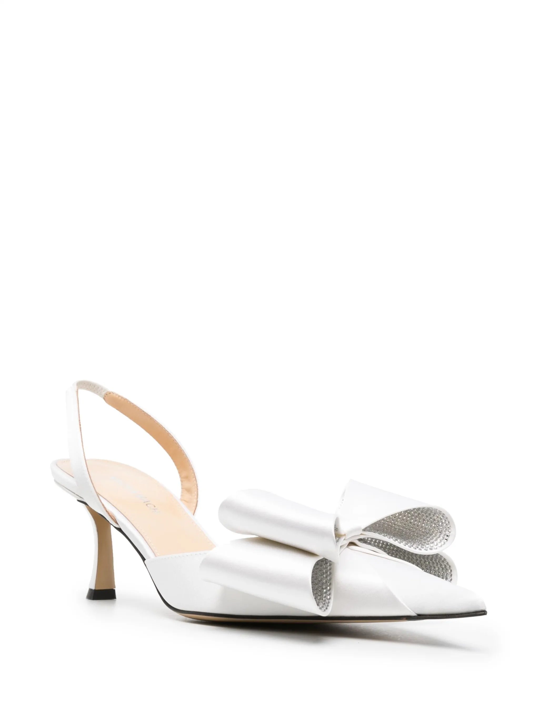 Le Cadeau 65mm satin slingback Pumps