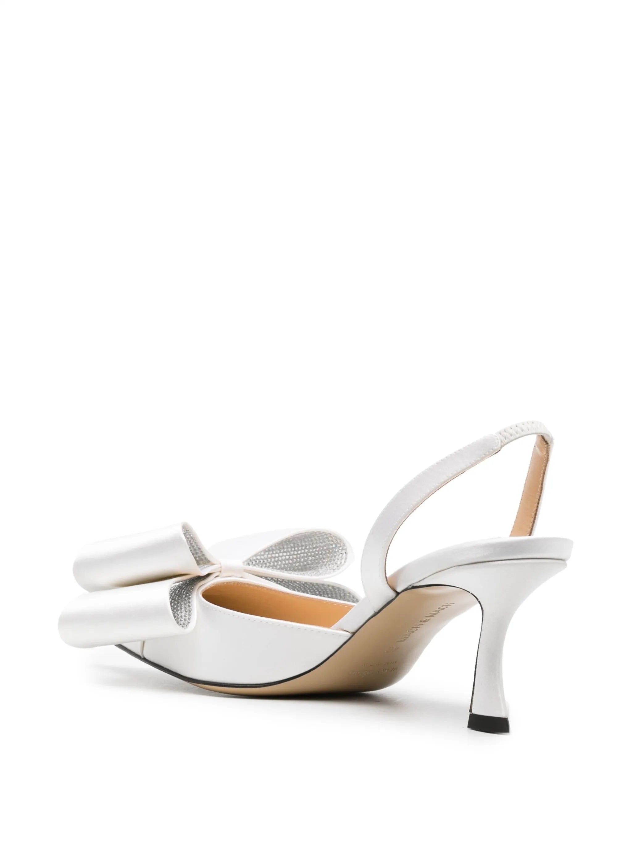 Le Cadeau 65mm satin slingback Pumps