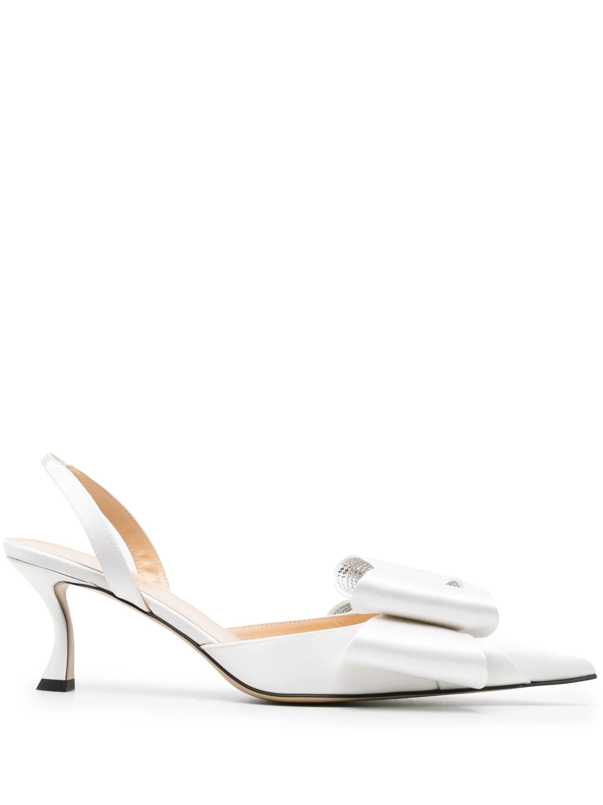 Le Cadeau 65mm satin slingback Pumps