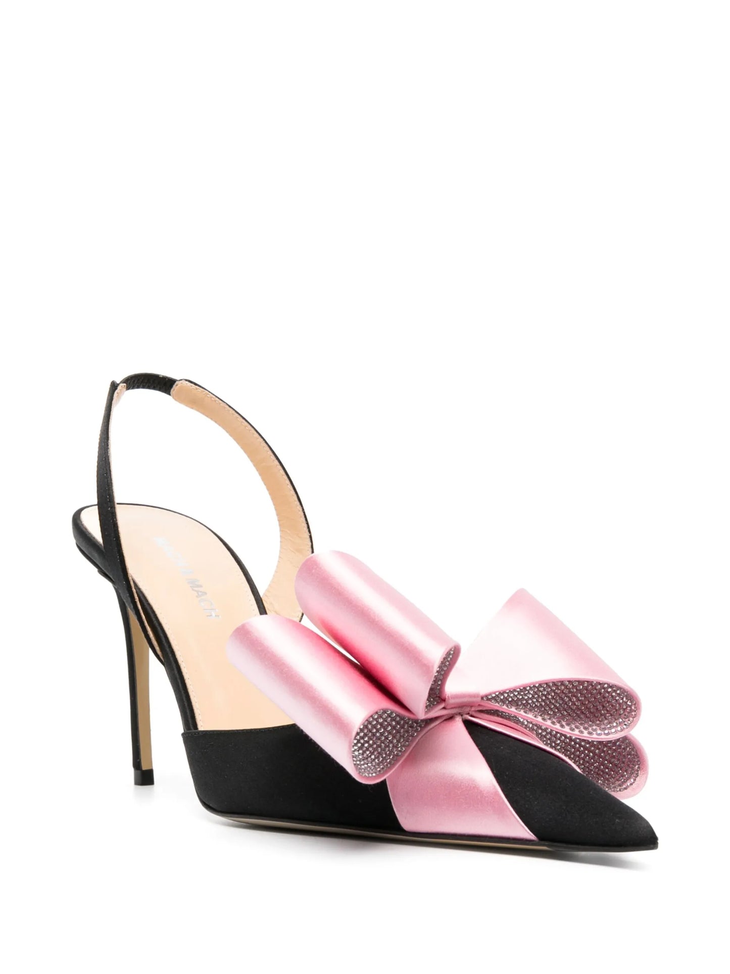 bow-detail slingback pumps