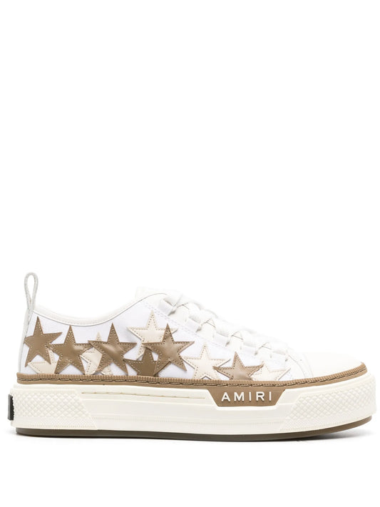 star-patch low-top sneakers