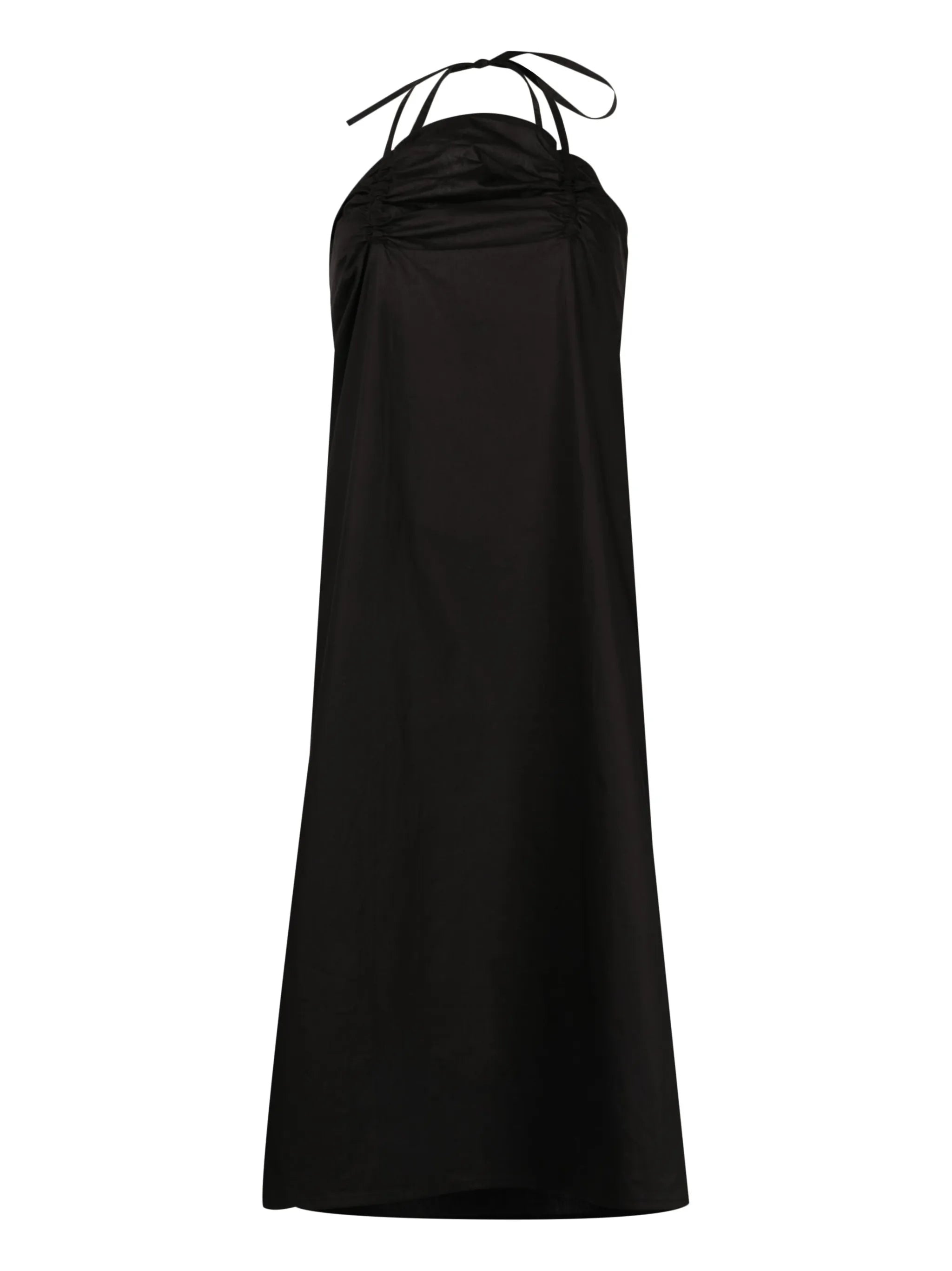 gathered-detailing night dress