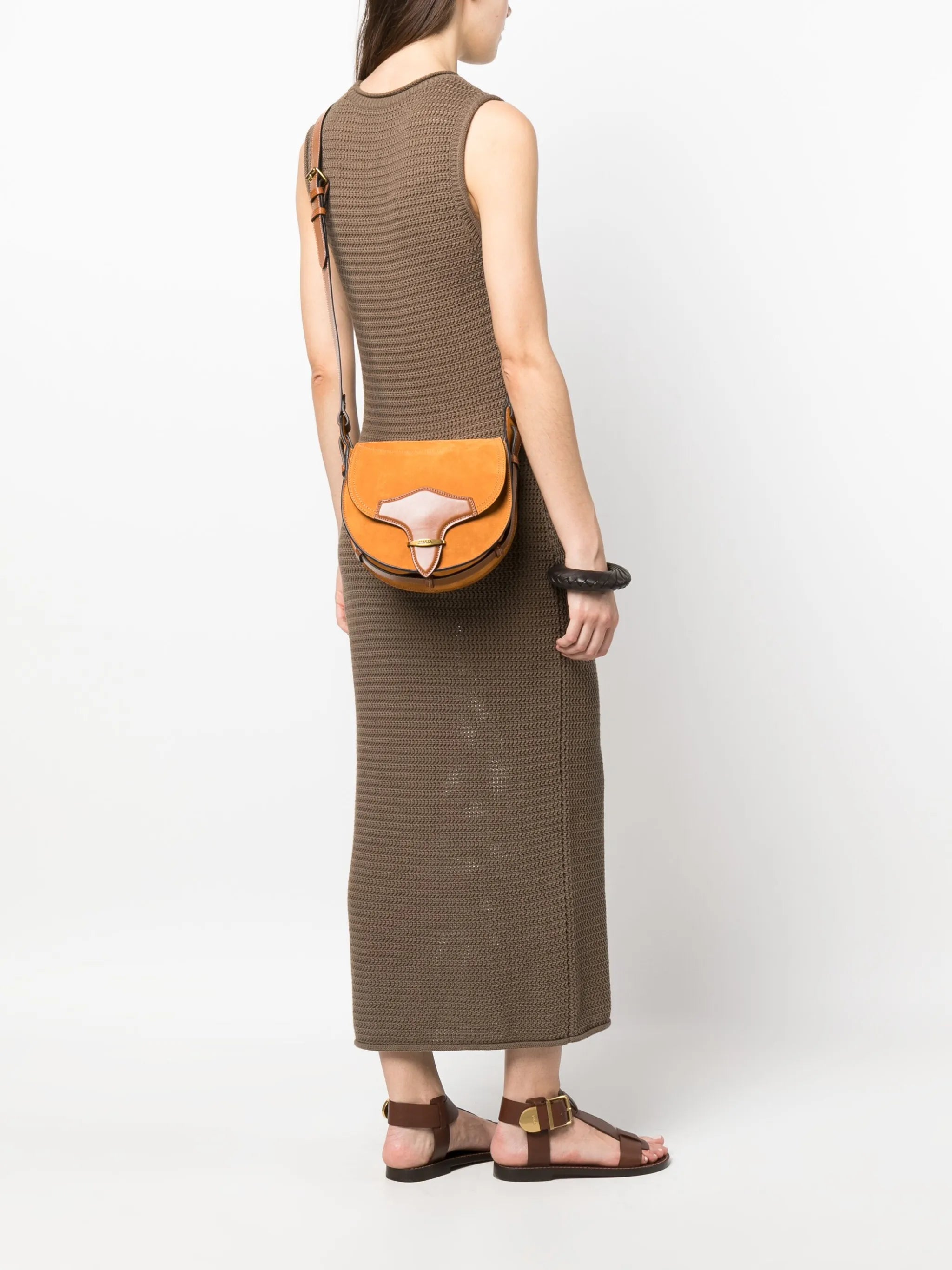 Botsy suede crossbody bag