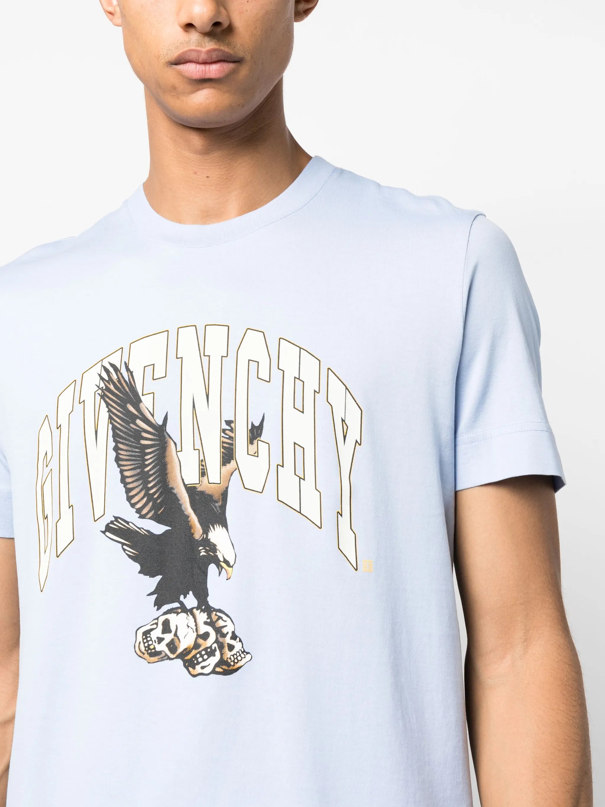 eagle logo-print cotton T-shirt