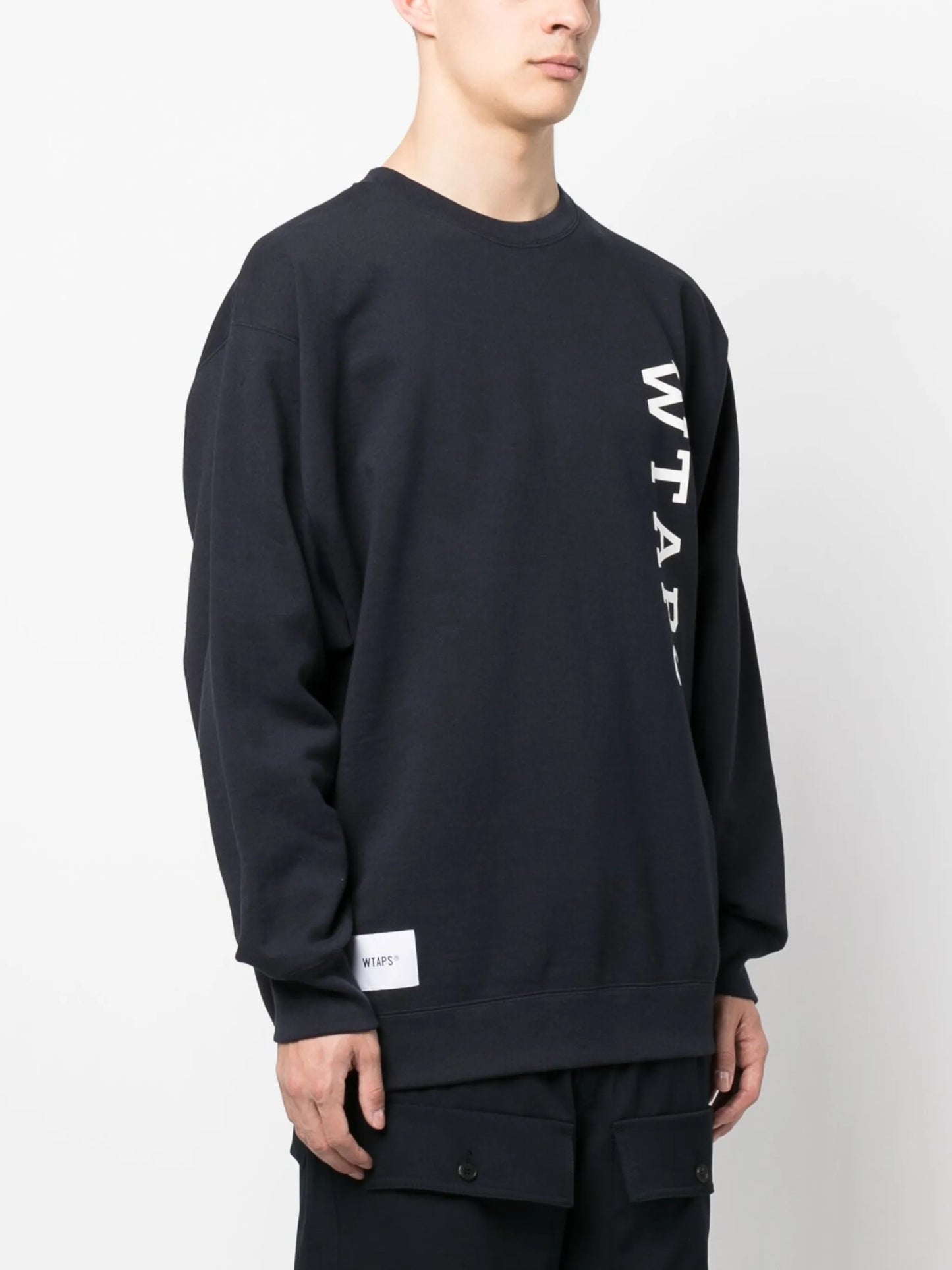 logo-print cotton sweatshirt