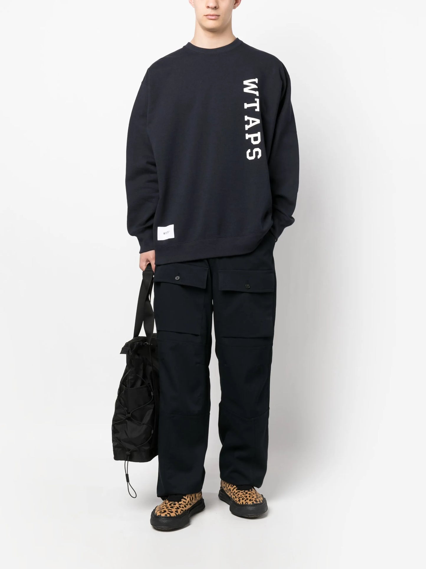 logo-print cotton sweatshirt