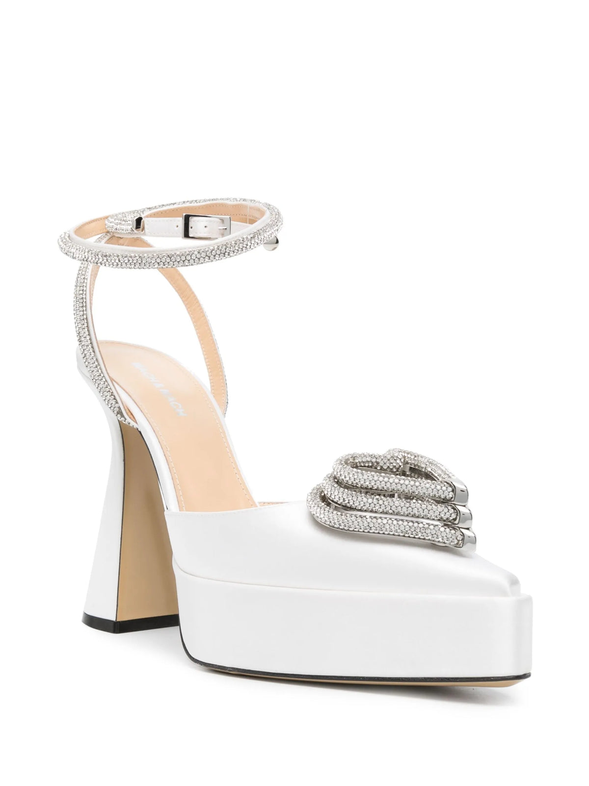 crystal-embellished pointed-toe pumps