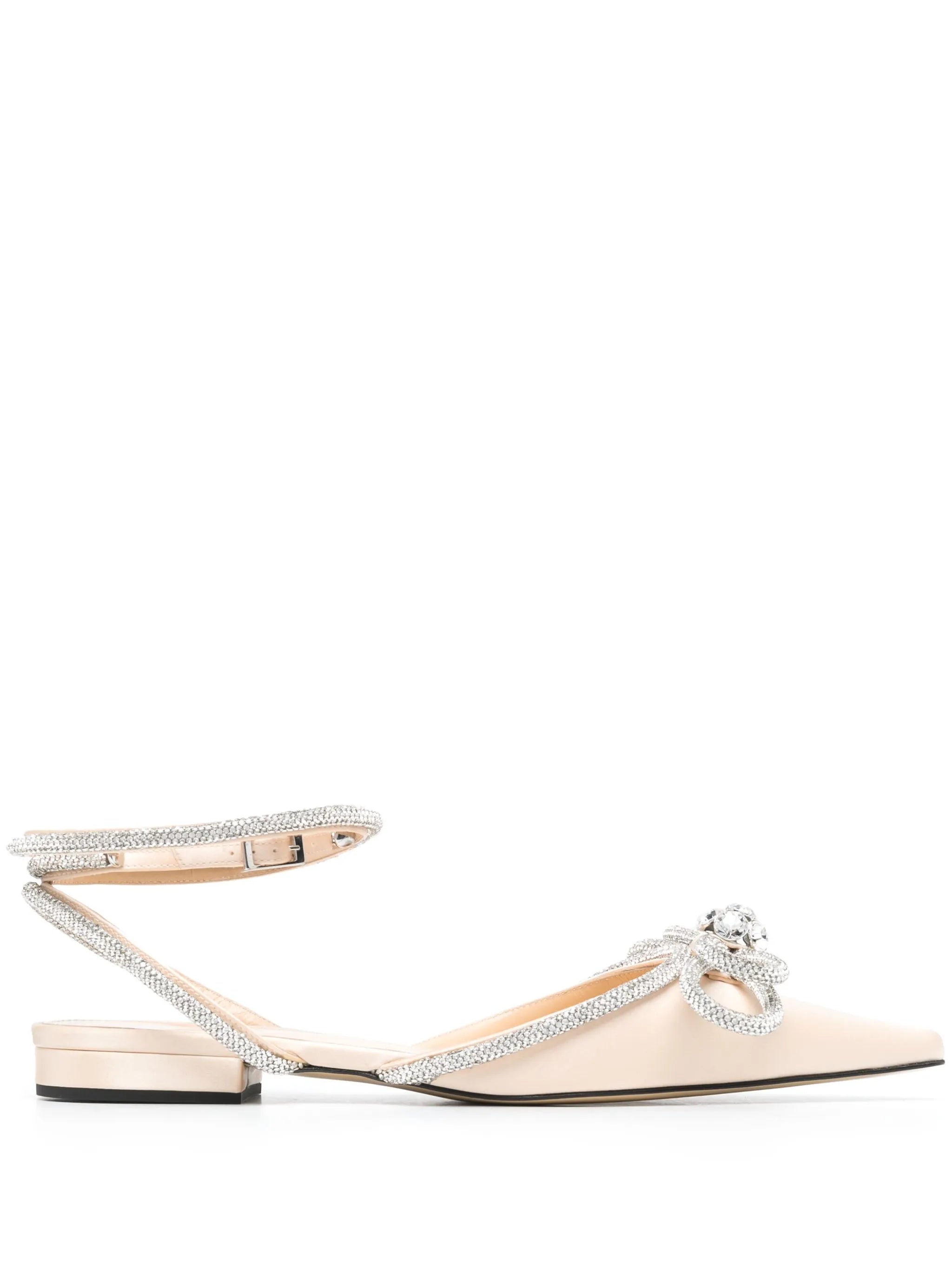 Double Bow flat pumps