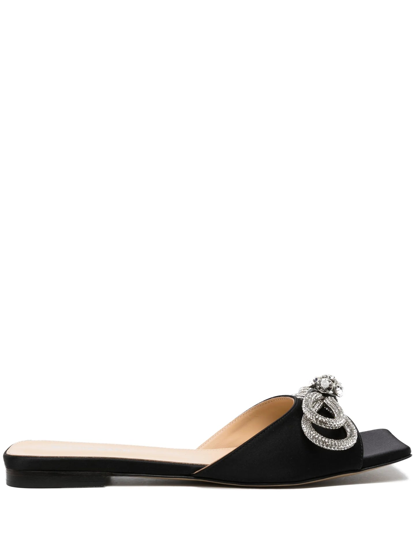 Double Bow flat mules