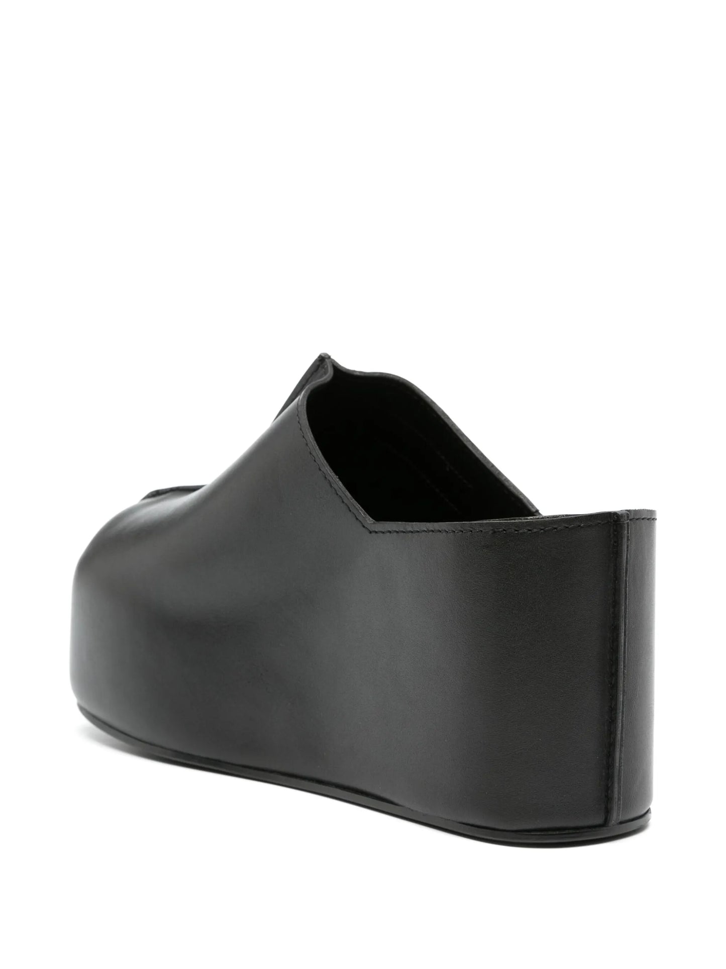 100mm platform wedge clogs