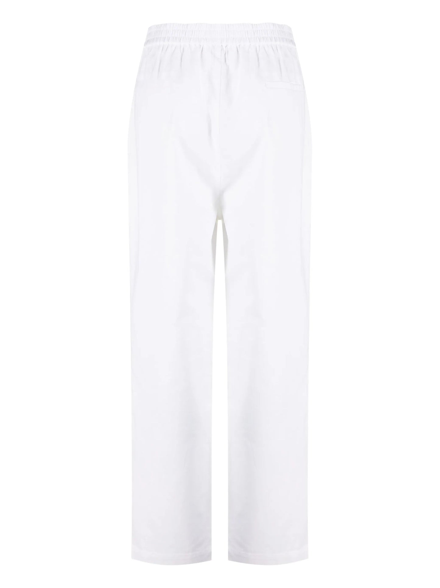 Boyfriend straight-leg pajama trousers