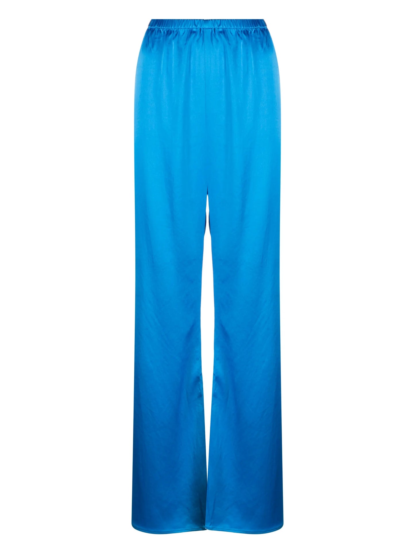 satin wide-leg pajama bottoms