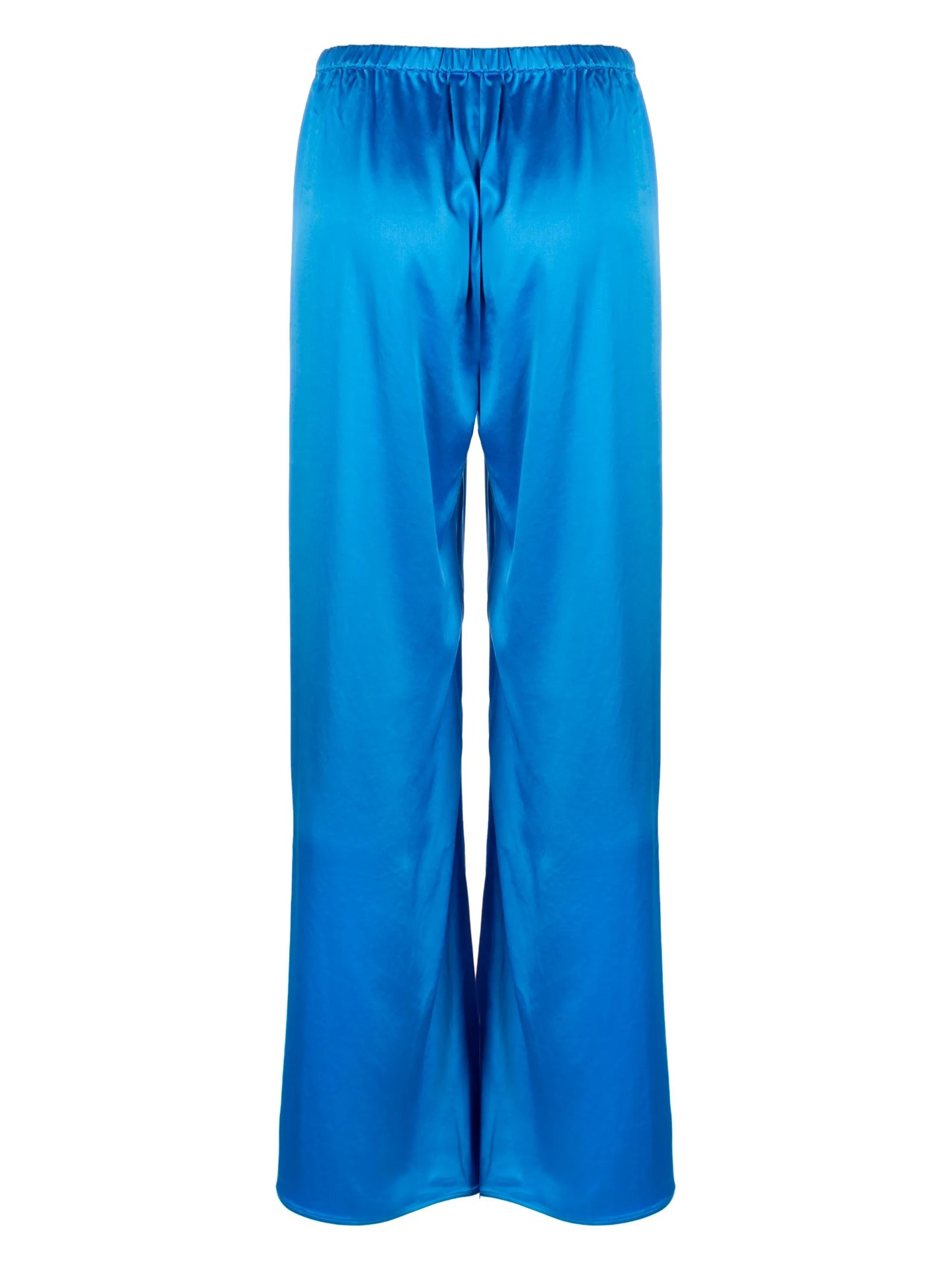 satin wide-leg pajama bottoms