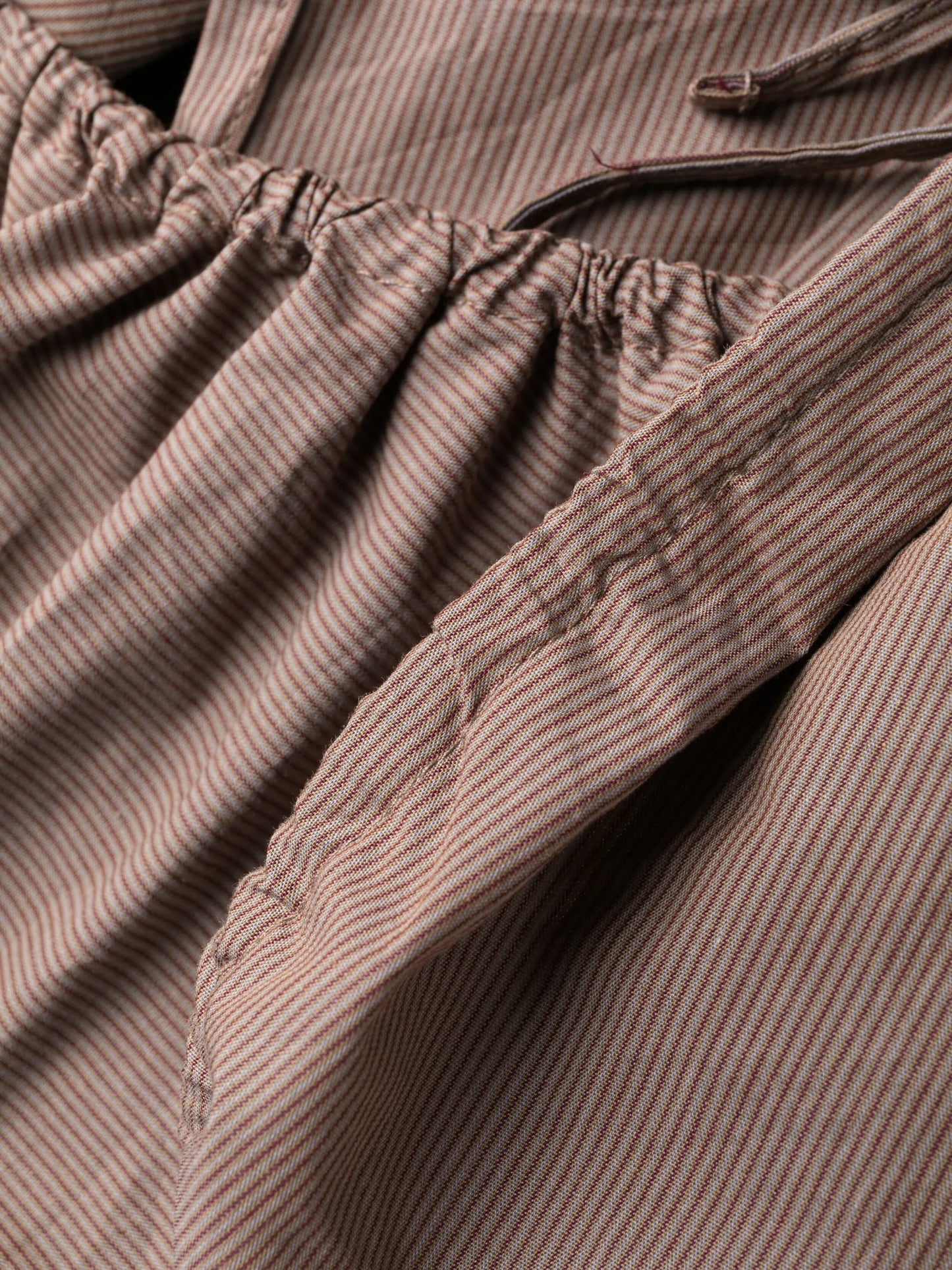 striped organic-cotton pajama set