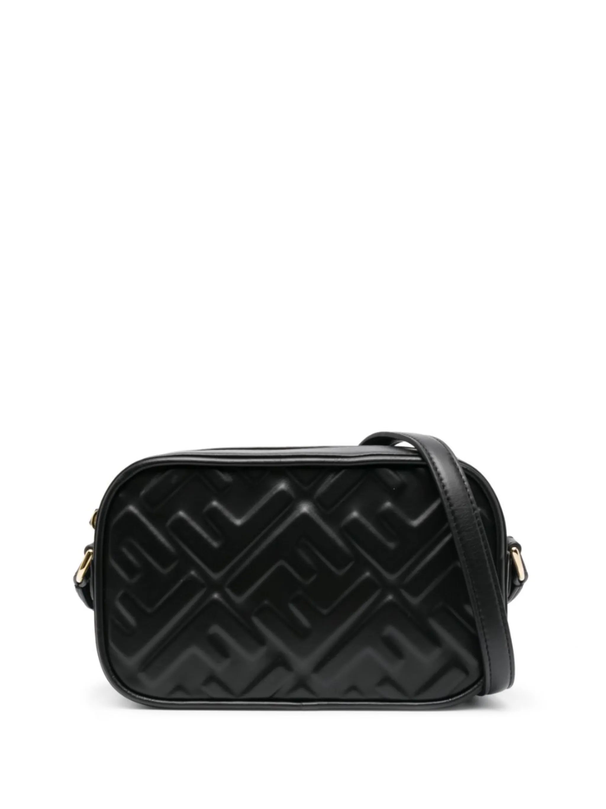 Camera Case embossed leather crossbody bag
