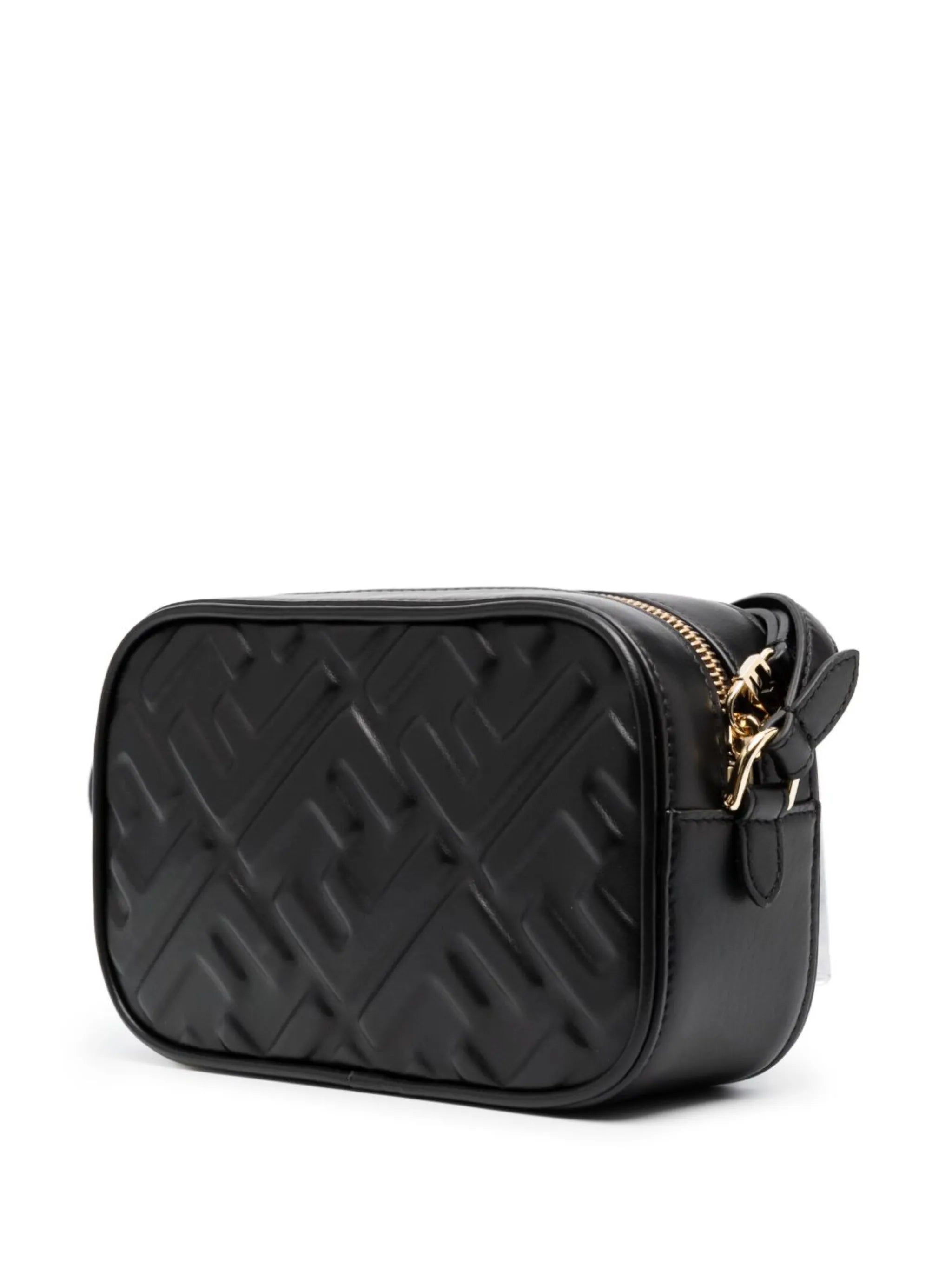 Camera Case embossed leather crossbody bag