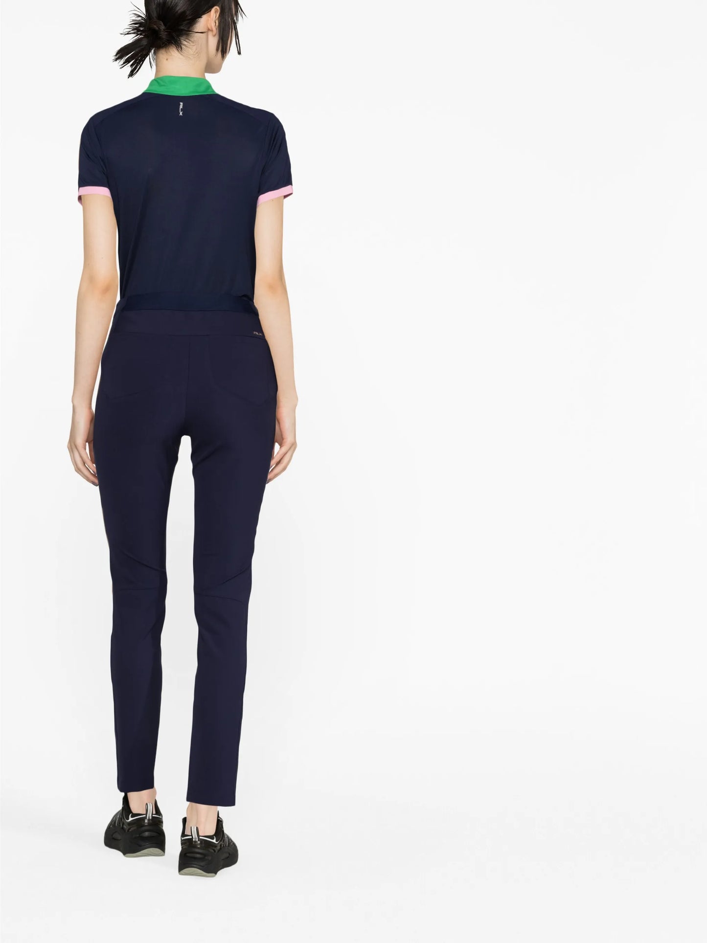 side-zip golf trousers