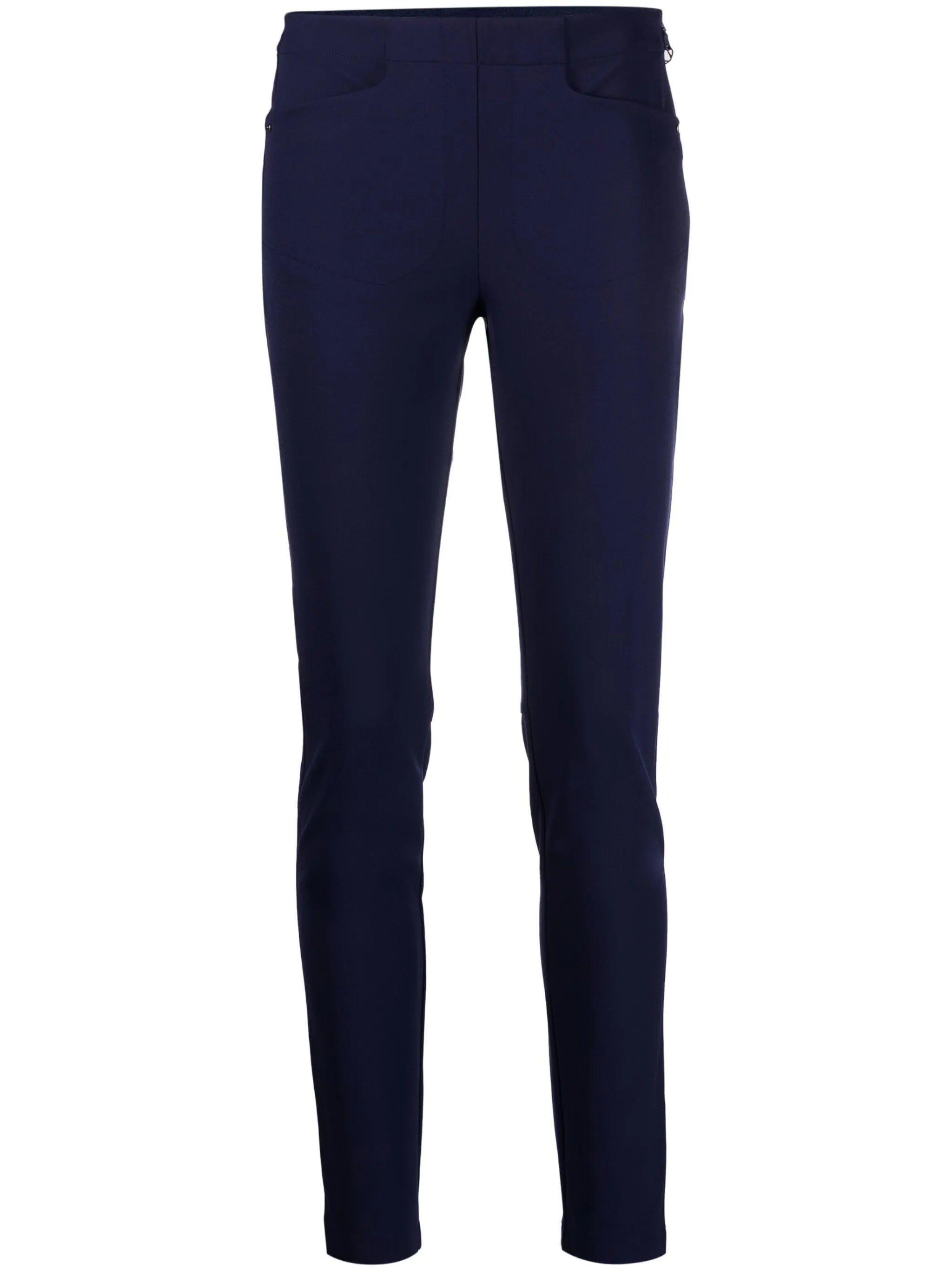 side-zip golf trousers