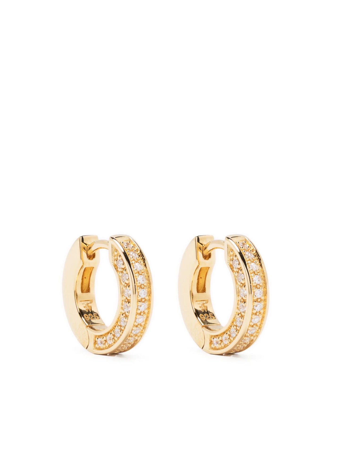 small Nova sterling silver hoop earrings