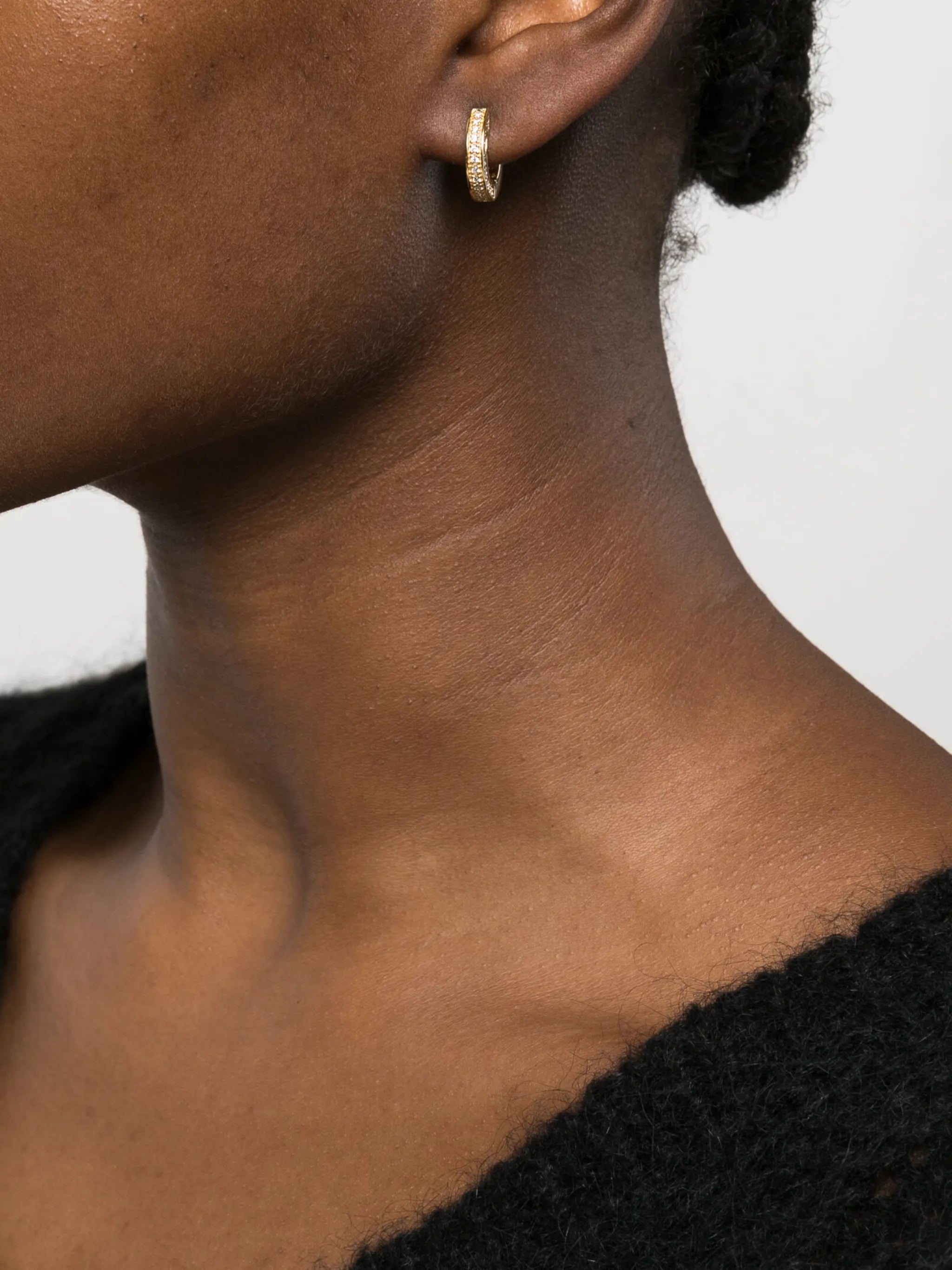 small Nova sterling silver hoop earrings