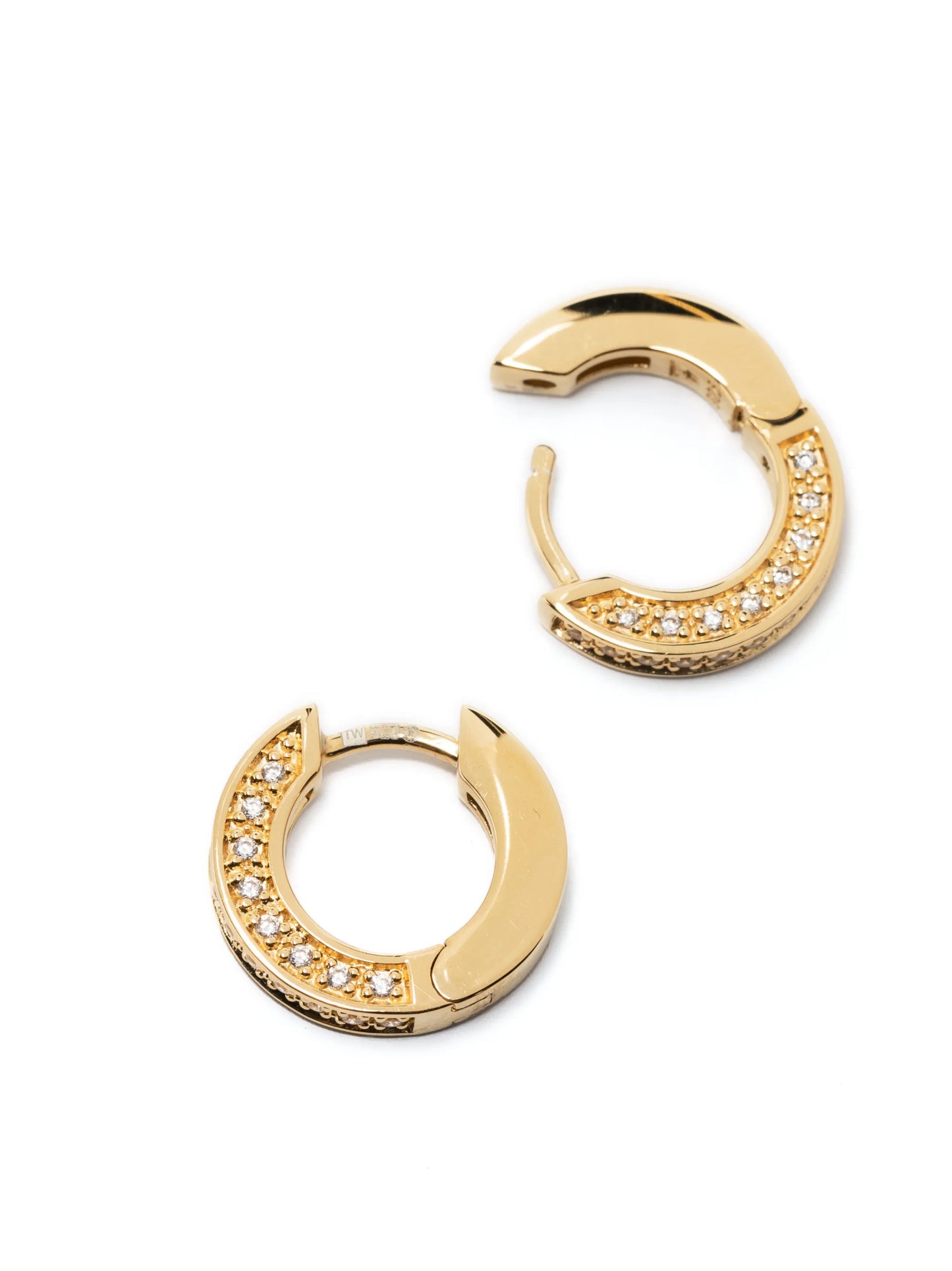 small Nova sterling silver hoop earrings