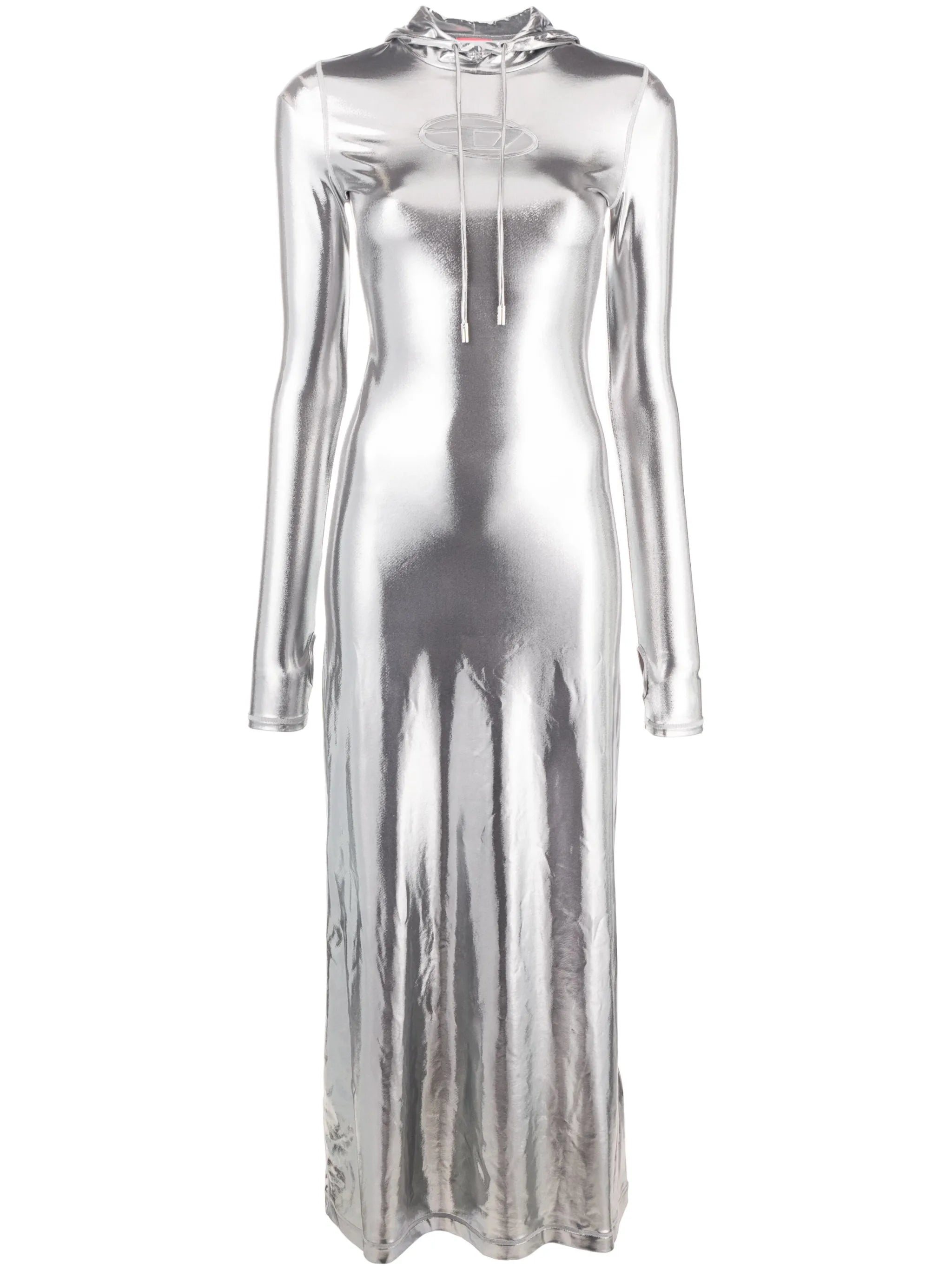D-Mathilde L1 metallic-effect maxi dress