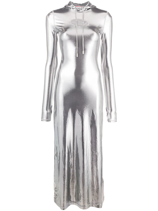 D-Mathilde L1 metallic-effect maxi dress